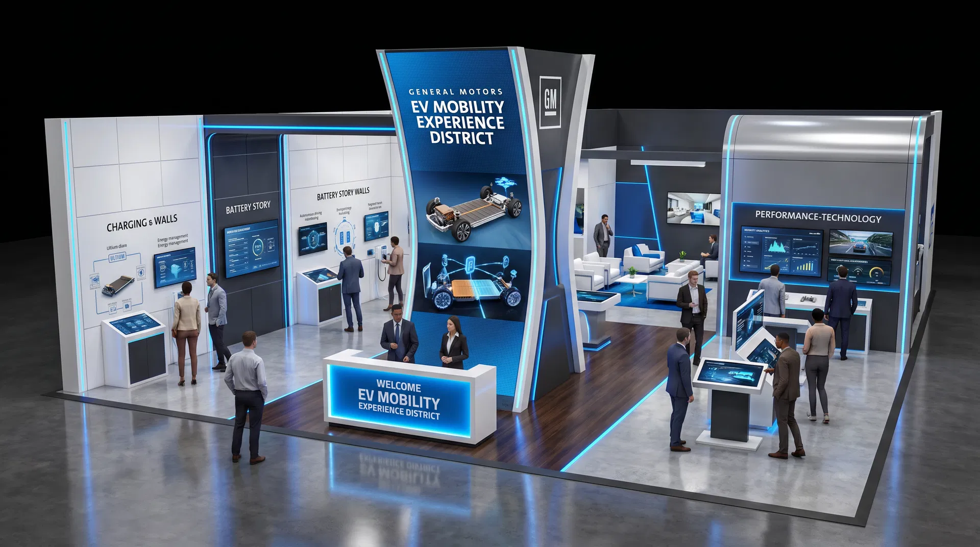 40 x 60 Florida Trade Show Exhibit Rental 12