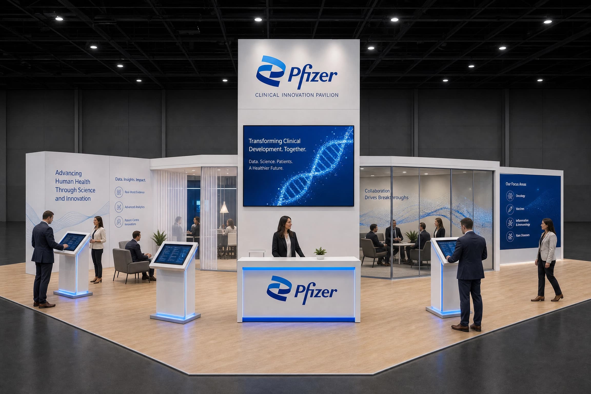 40 x 40 Florida Trade Show Exhibit Rental 03