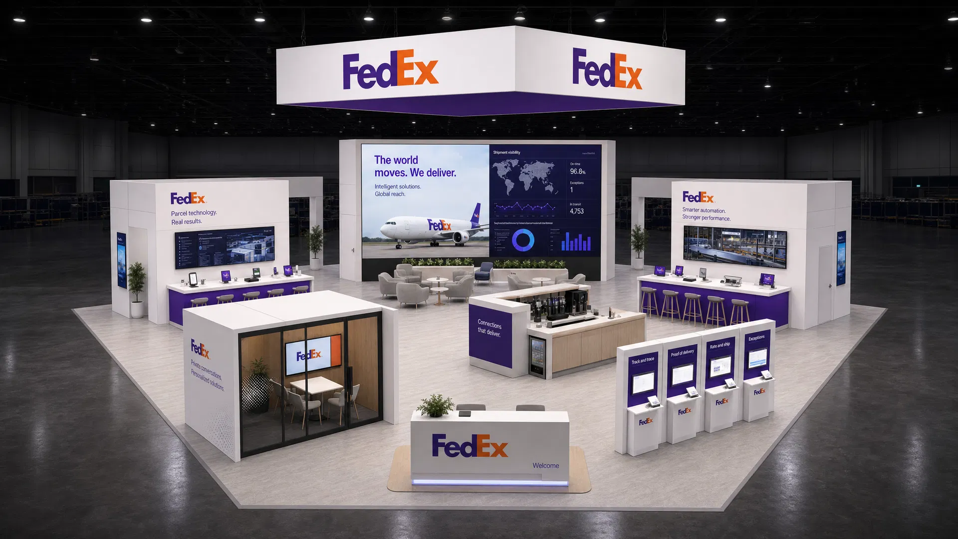 40 x 60 WHX Miami Exhibit Rental Rental 07