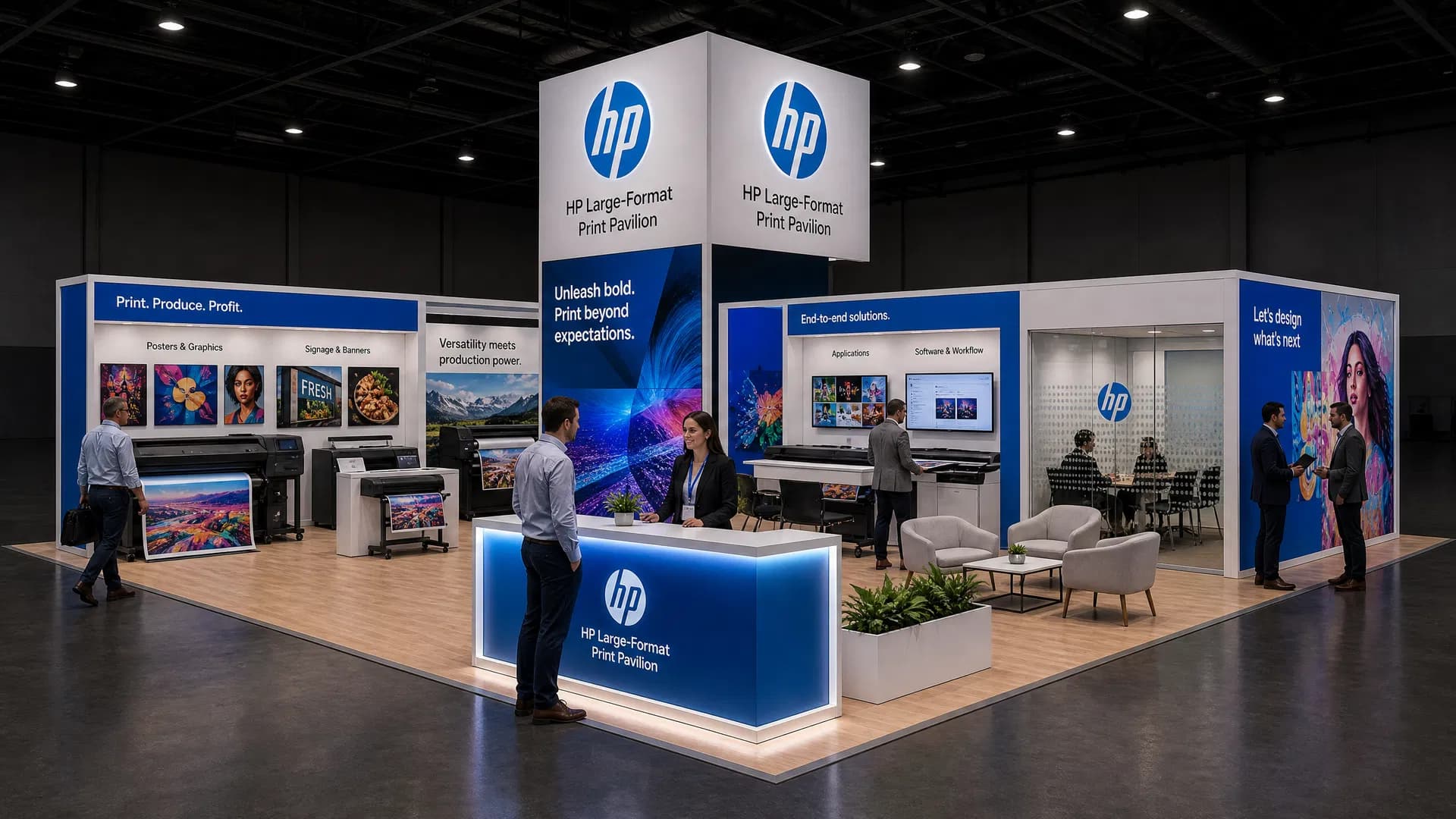 40 x 40 Orlando Expo Booth Rental Rental 19