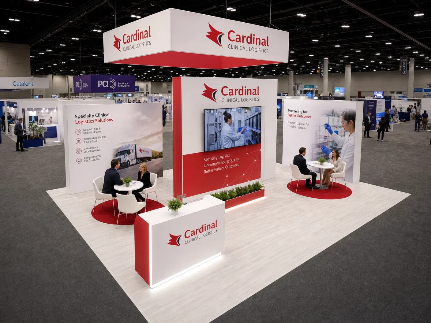 20 x 30 FIME Miami Exhibit Rental Rental 08