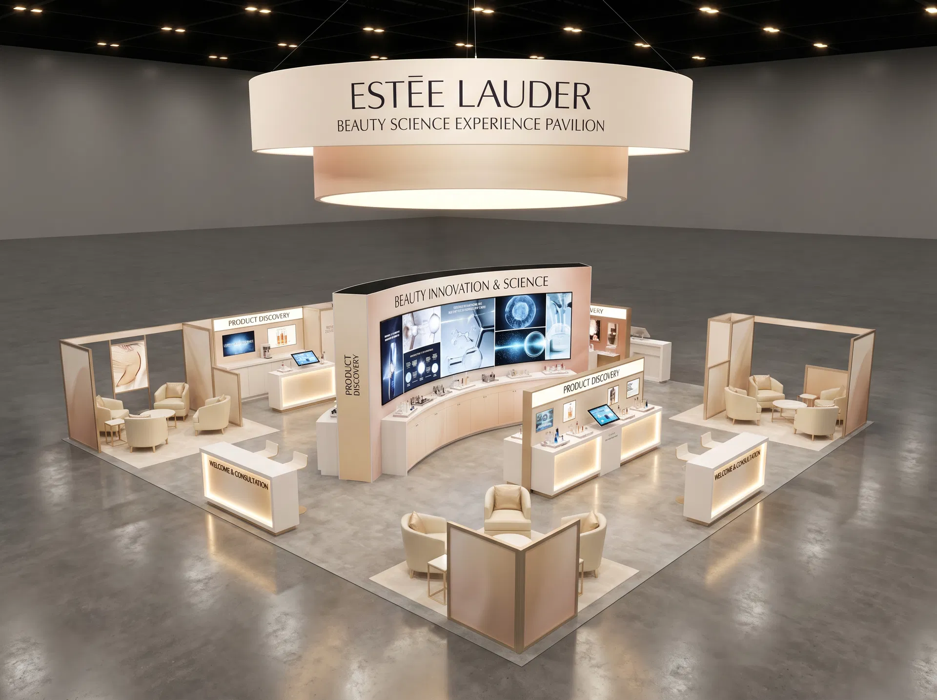 50 x 50 Florida Trade Show Exhibit Rental 21