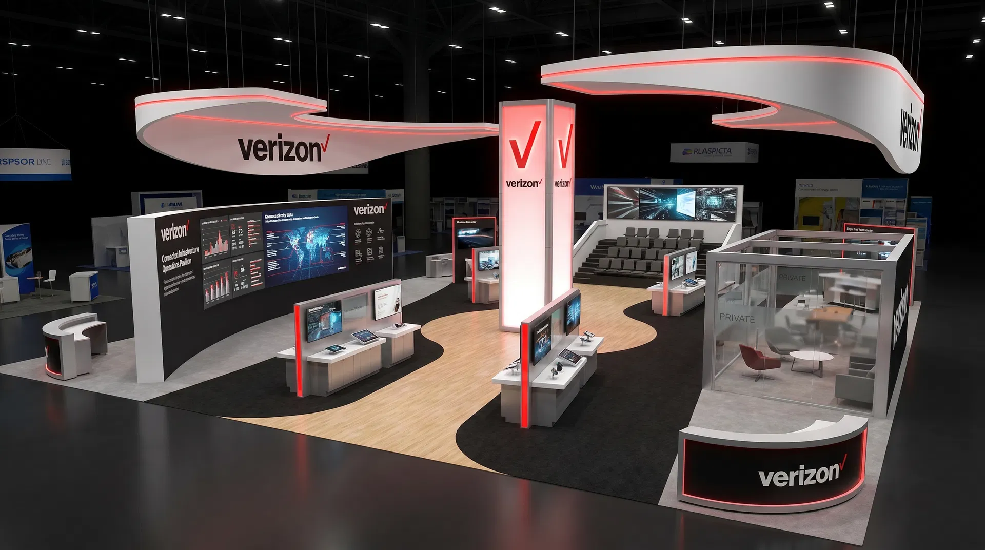 60 x 60 Orlando Expo Booth Rental Rental 10