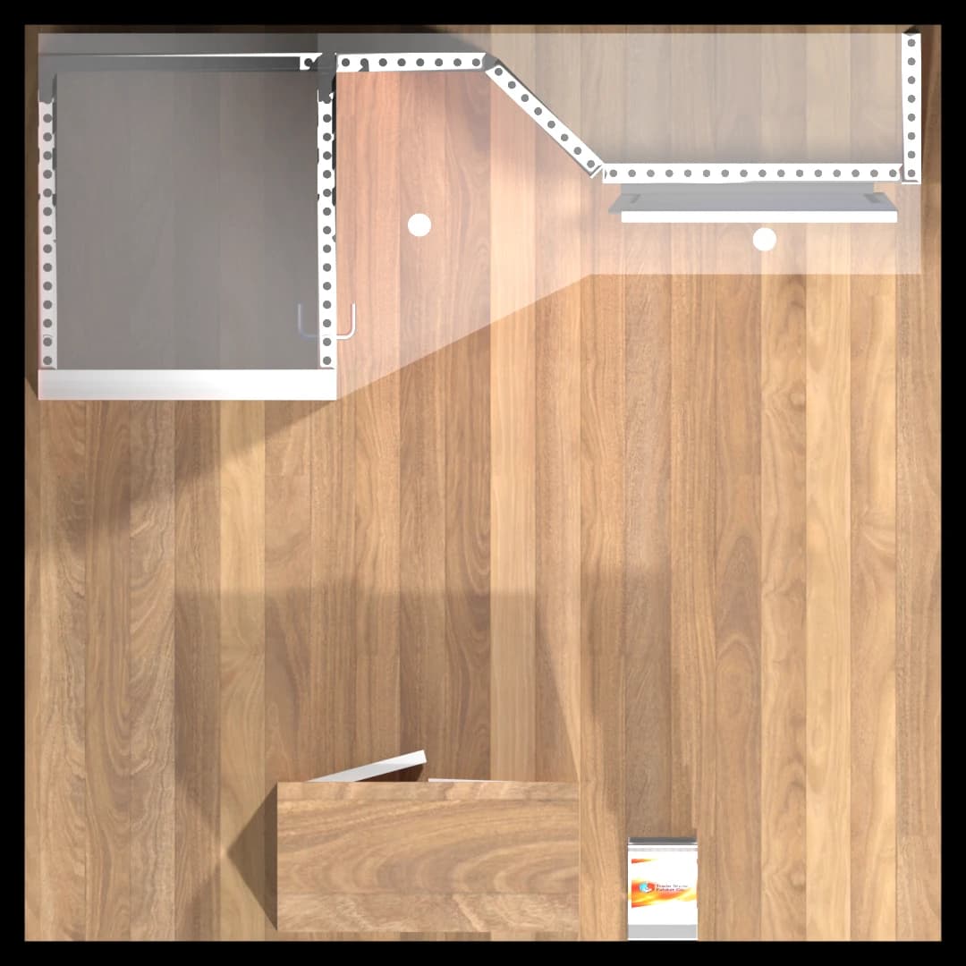 10 x 10 Inline Affordable Exhibit Rental — CES, Las Vegas