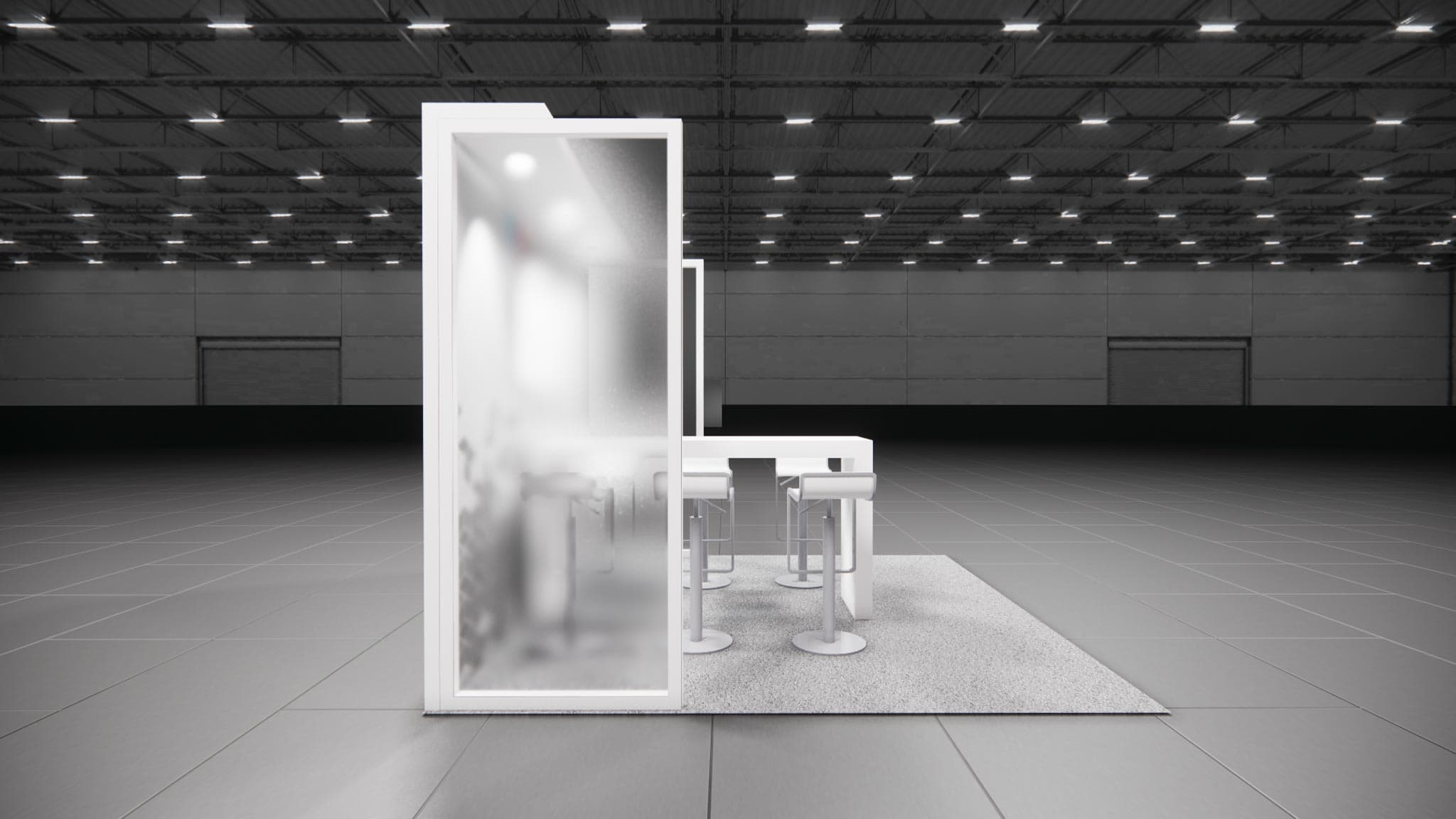 10 x 10 Inline Affordable Exhibit Rental — CES, Las Vegas