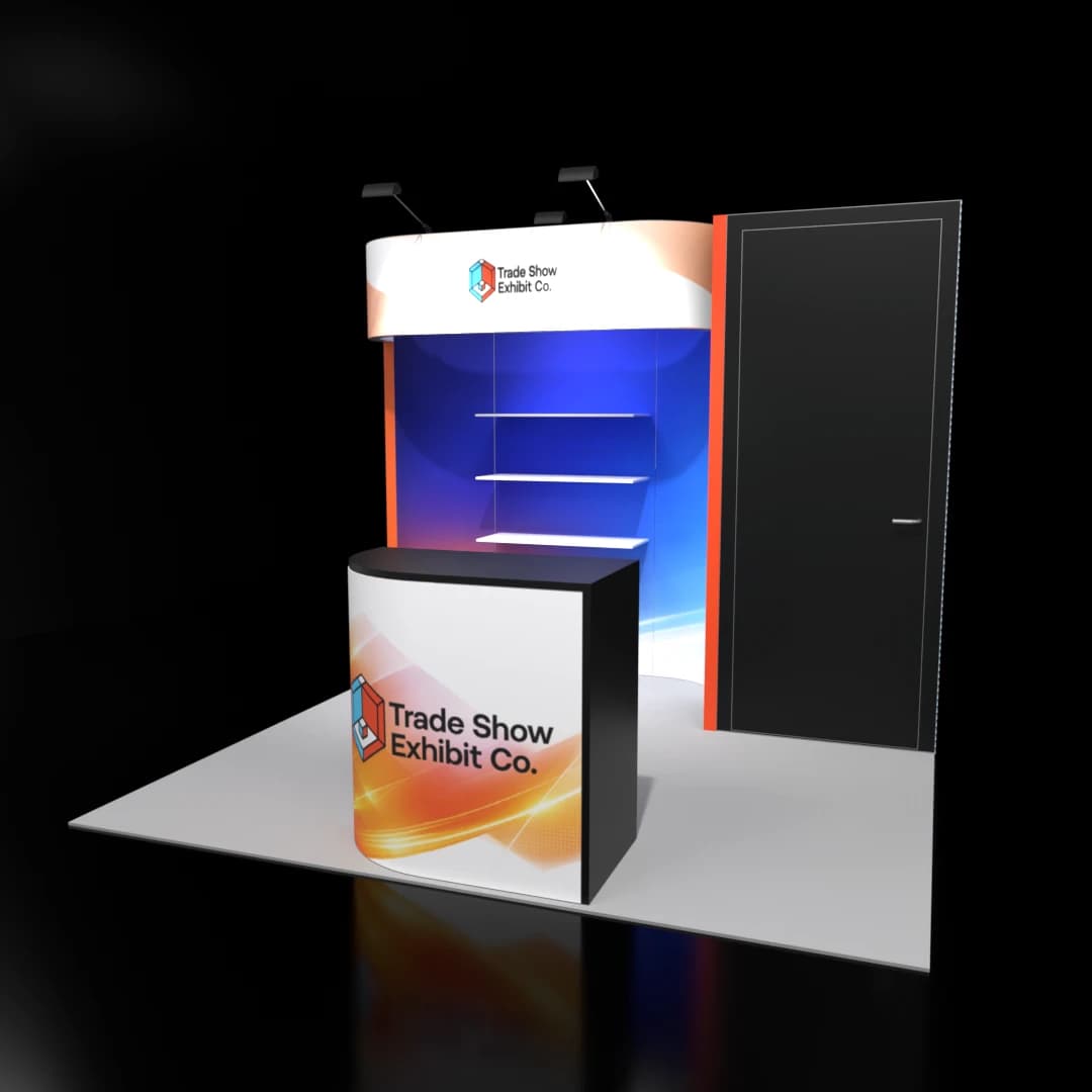 10 x 10 Inline Affordable Exhibit Rental — CES, Las Vegas