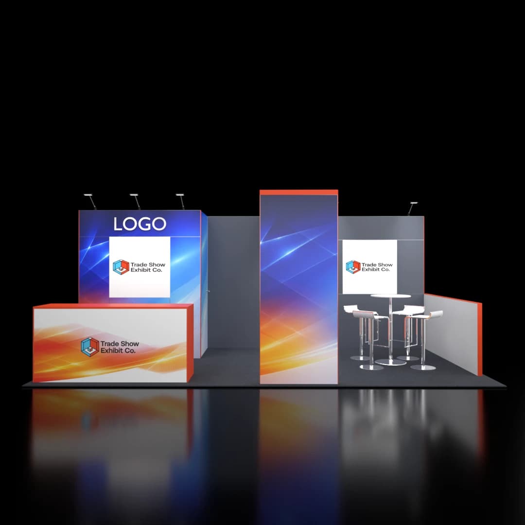 10 x 20 Inline Affordable Exhibit Rental — CES, Las Vegas