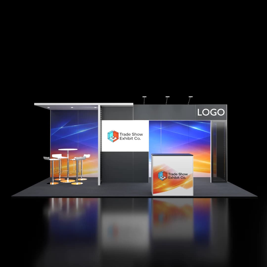 10 x 20 Inline Affordable Exhibit Rental — CES, Las Vegas