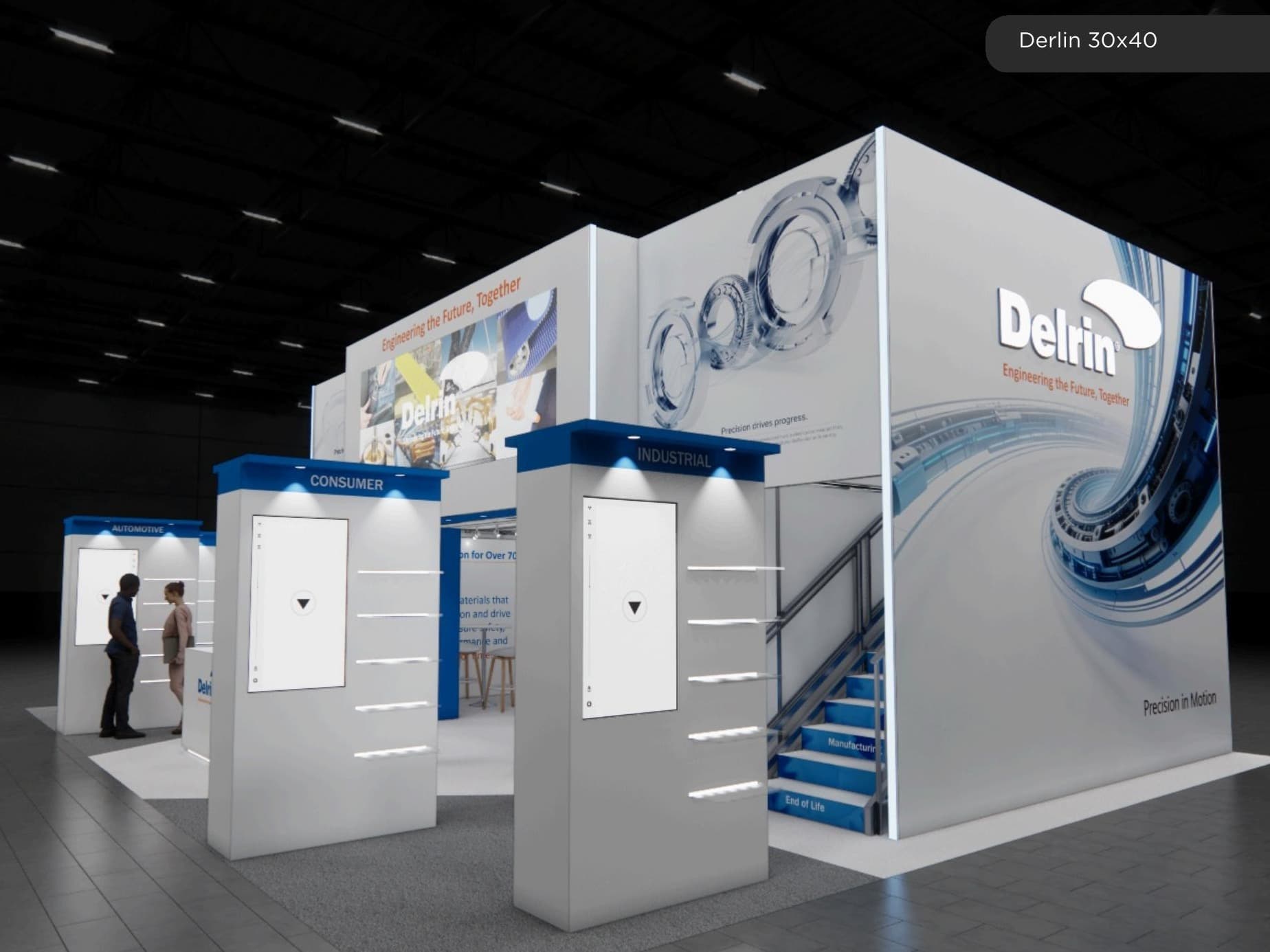 30 x 40 Double-Deck Exhibit Rental — IAAPA Expo, Orlando