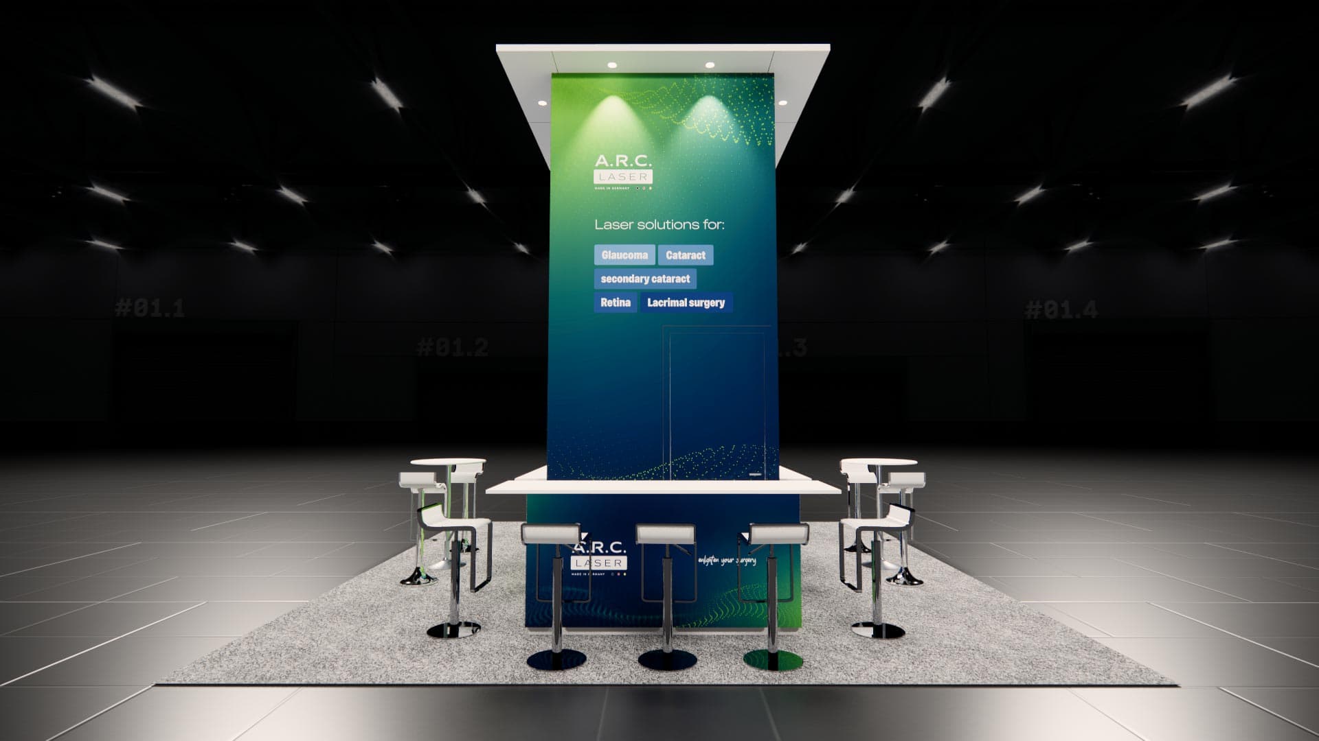20 x 20 Island Exhibit Rental — Global Pet Expo, Orlando