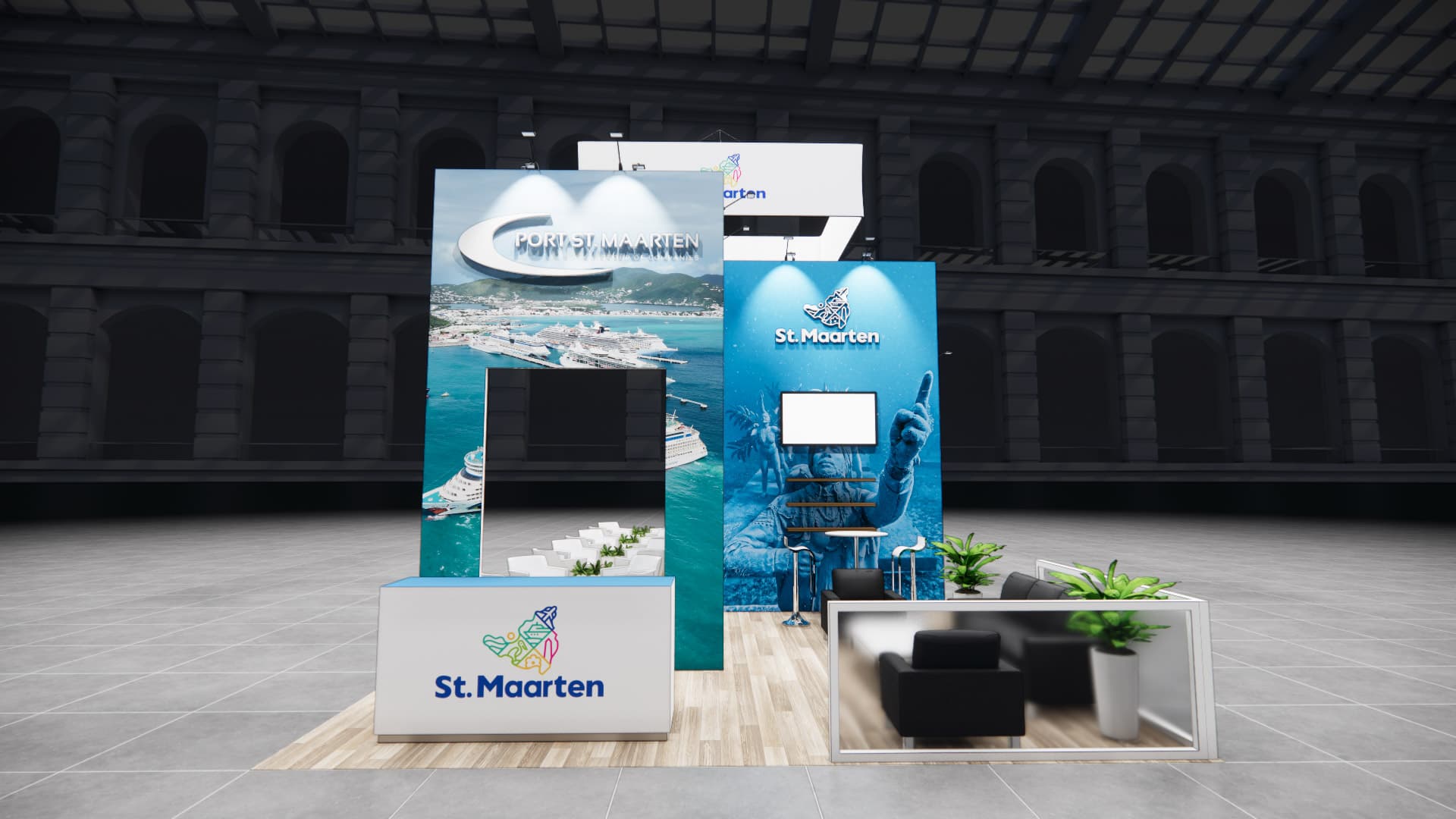 20 x 40 Island Exhibit Rental — IPPE, Atlanta