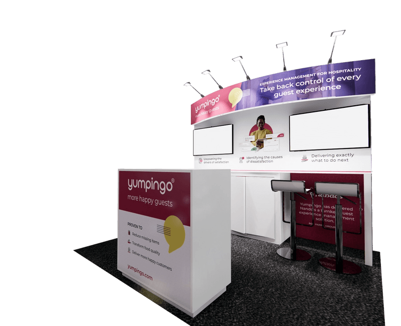 10 x 10 Inline Exhibit Rental — CES, Las Vegas