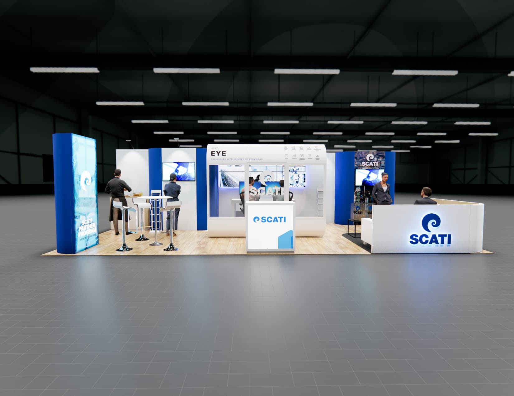 20 x 30 Island Exhibit Rental — OTC, Houston