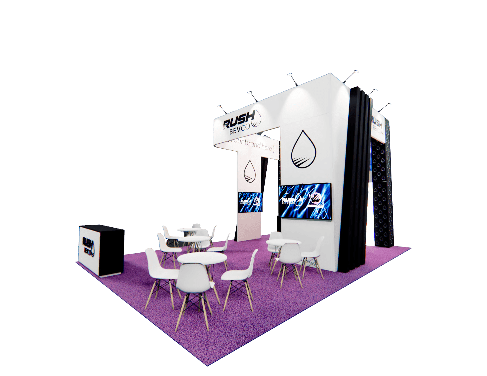 20 x 30 Island Exhibit Rental — IPPE, Atlanta