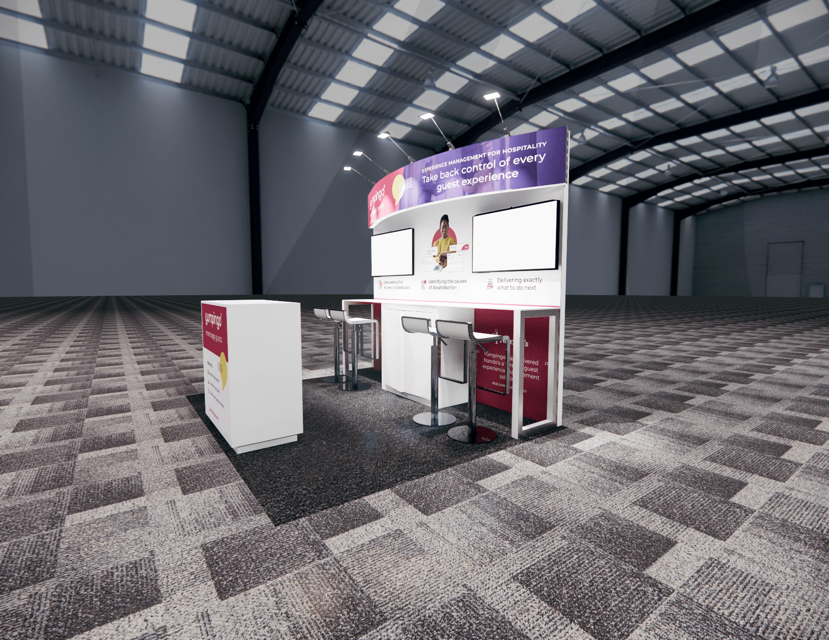 10 x 10 Inline Exhibit Rental — CES, Las Vegas