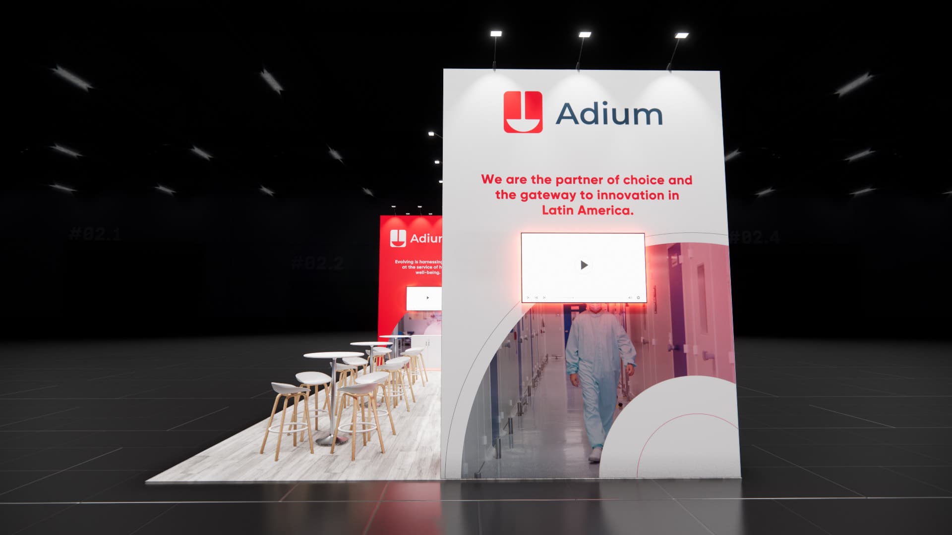 20 x 40 Island Exhibit Rental — LDI Show, Las Vegas