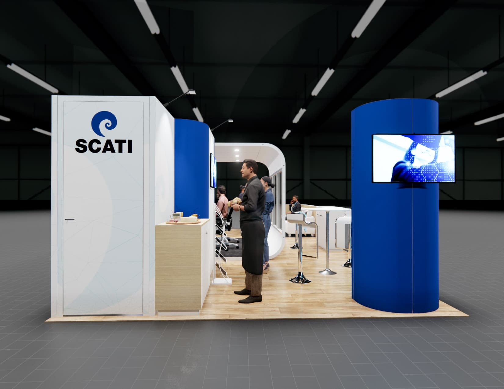 20 x 30 Island Exhibit Rental — OTC, Houston