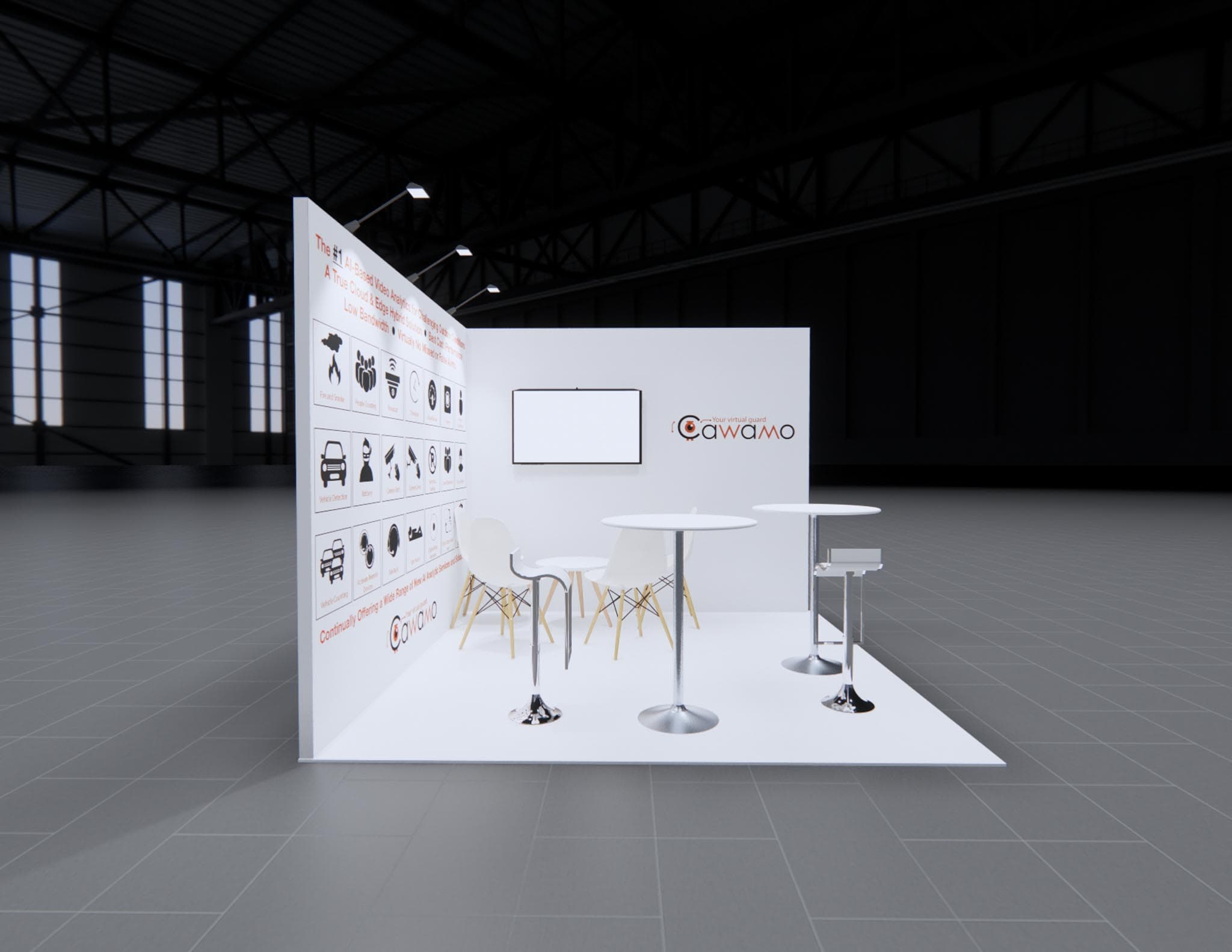 10 x 10 Inline Exhibit Rental — SHOT Show, Las Vegas