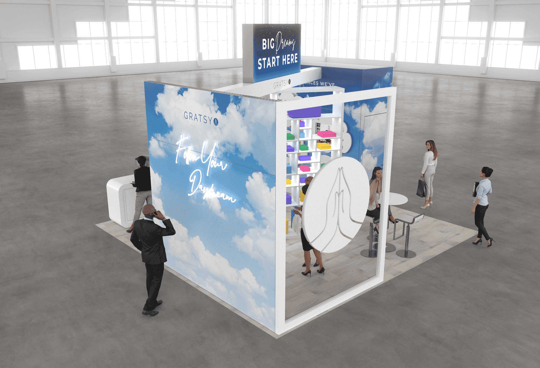 20 x 20 Island Exhibit Rental — IAAPA Expo, Orlando
