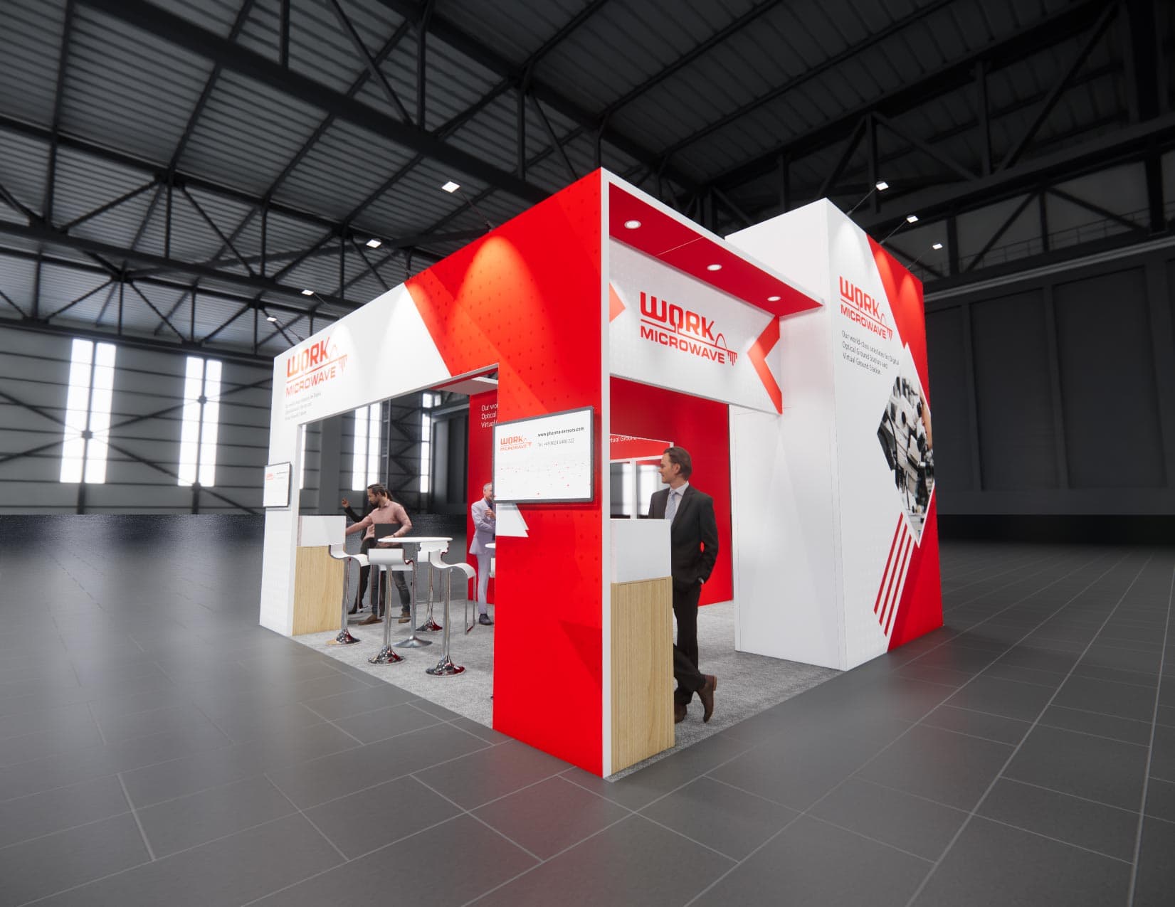 20 x 20 Island Exhibit Rental — IAAPA Expo, Orlando