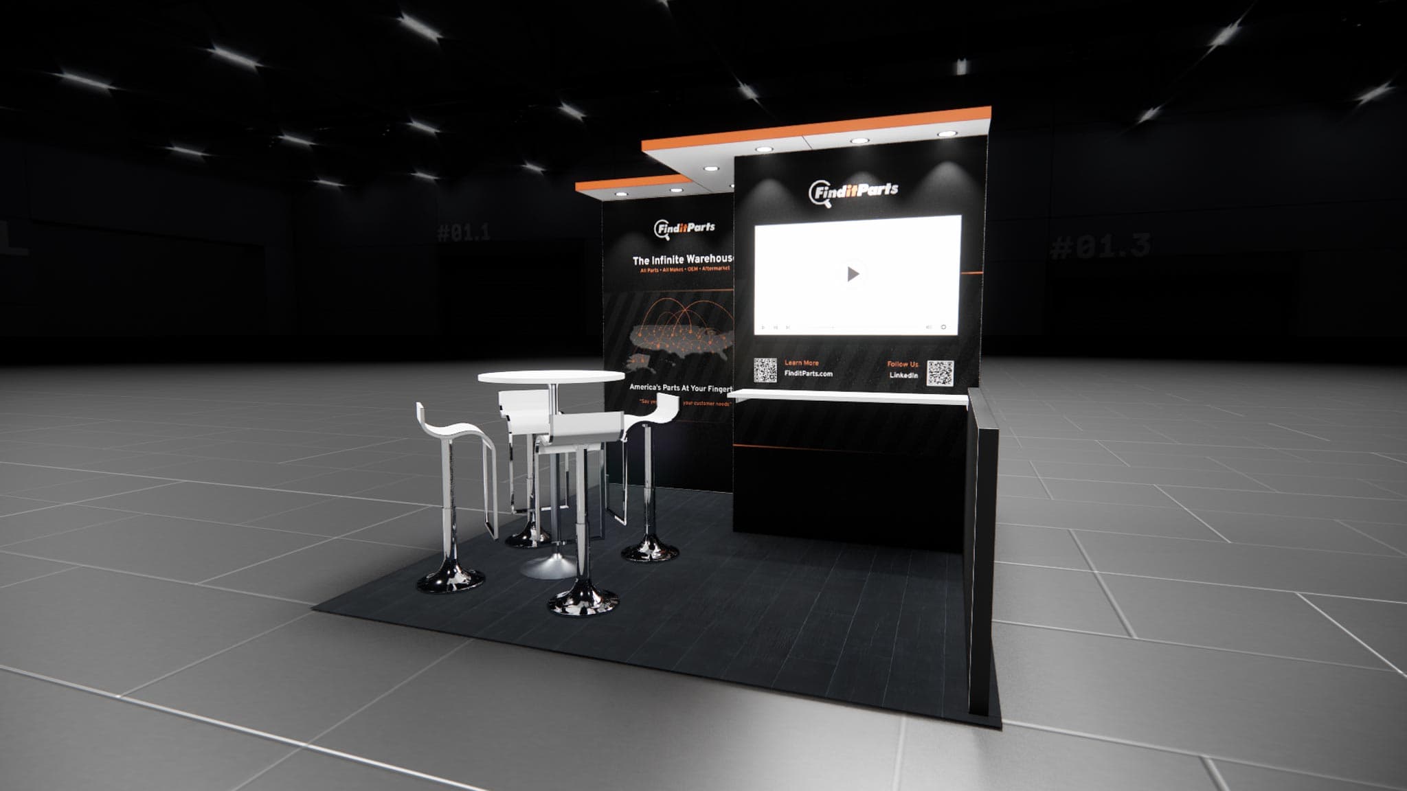 10 x 10 Inline Exhibit Rental — CES, Las Vegas