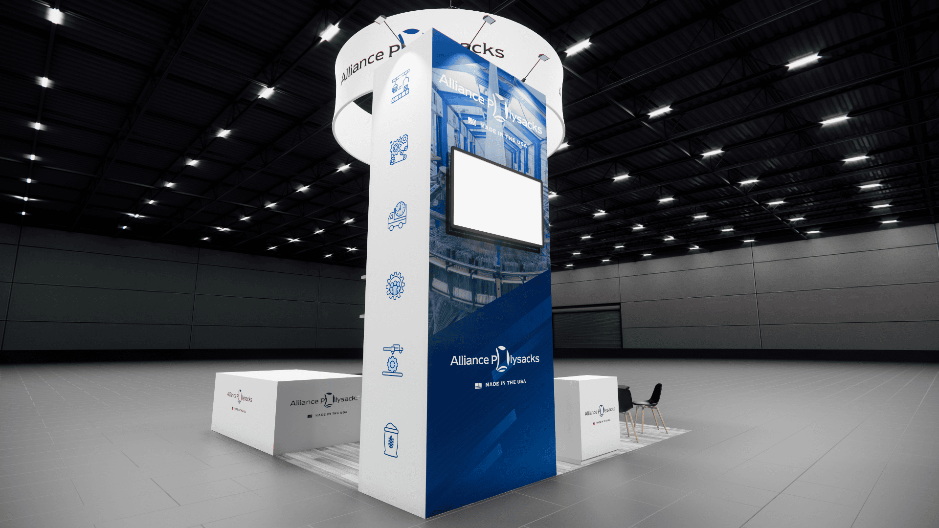 20 x 20 Island Exhibit Rental — InfoComm, Las Vegas