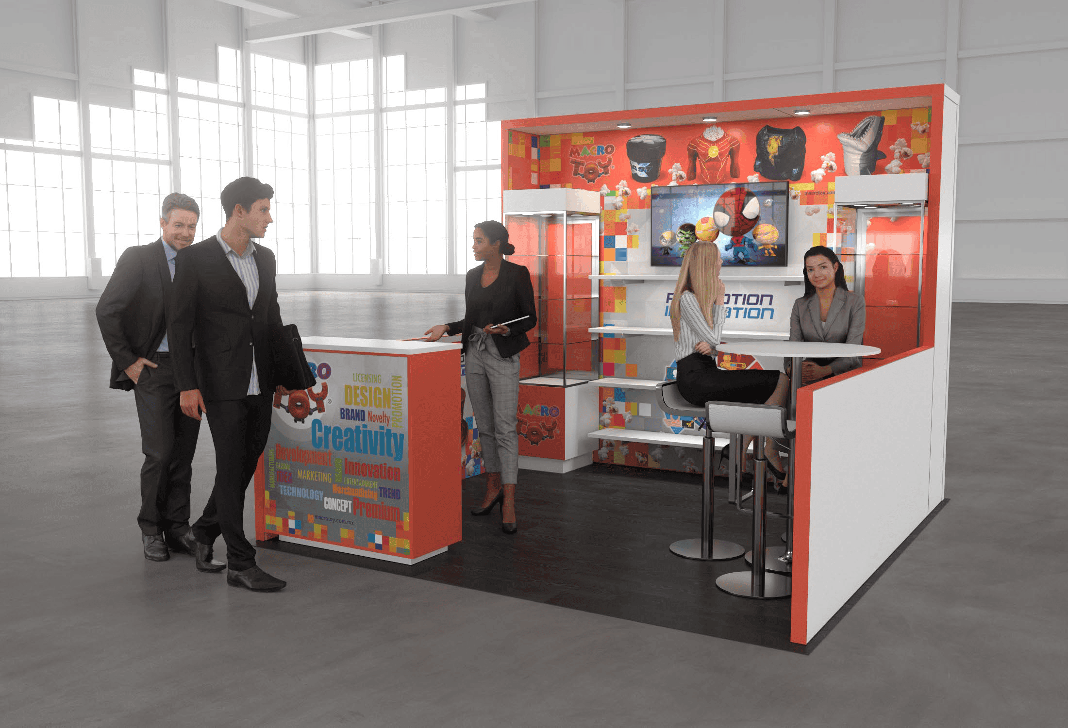 10 x 10 Inline Exhibit Rental — Coverings, Orlando