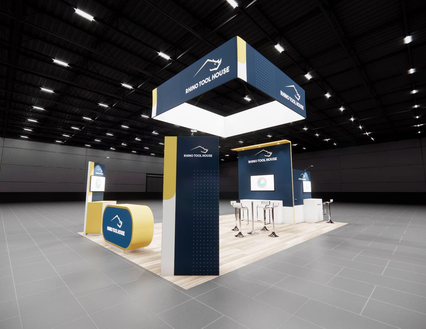 20 x 30 Island Exhibit Rental — SEMA Show, Las Vegas