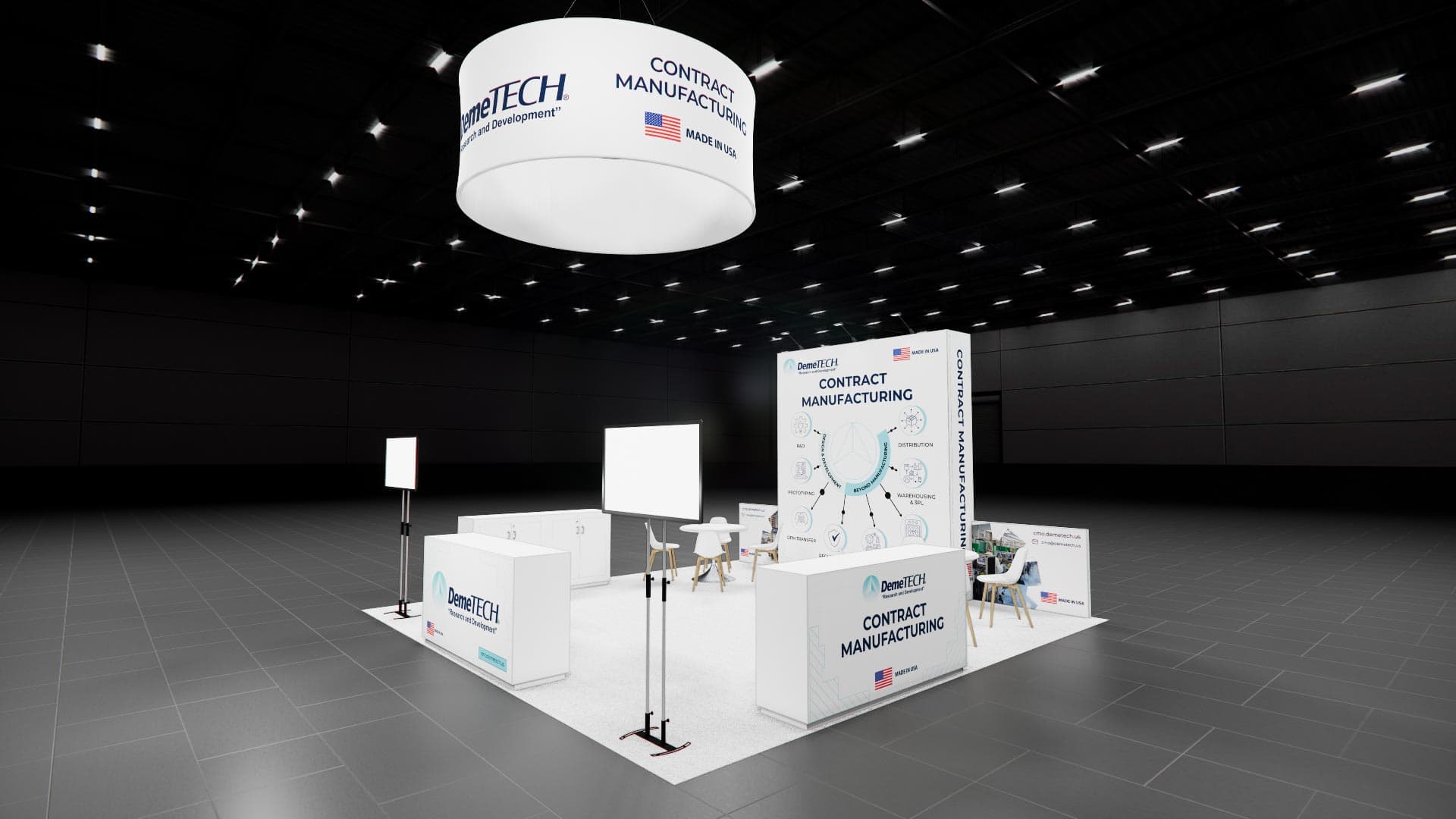20 x 20 Island Exhibit Rental — IAAPA Expo, Orlando