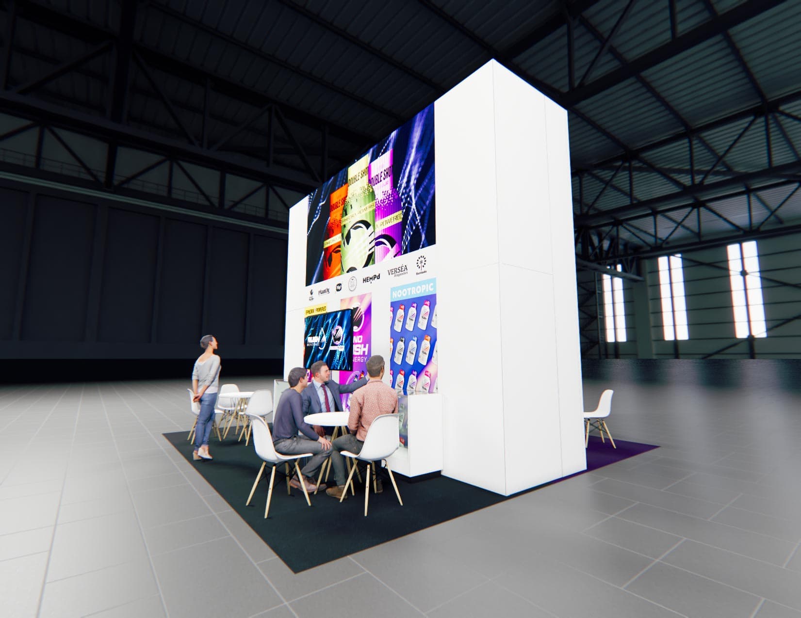 20 x 20 Island Exhibit Rental — Global Pet Expo, Orlando