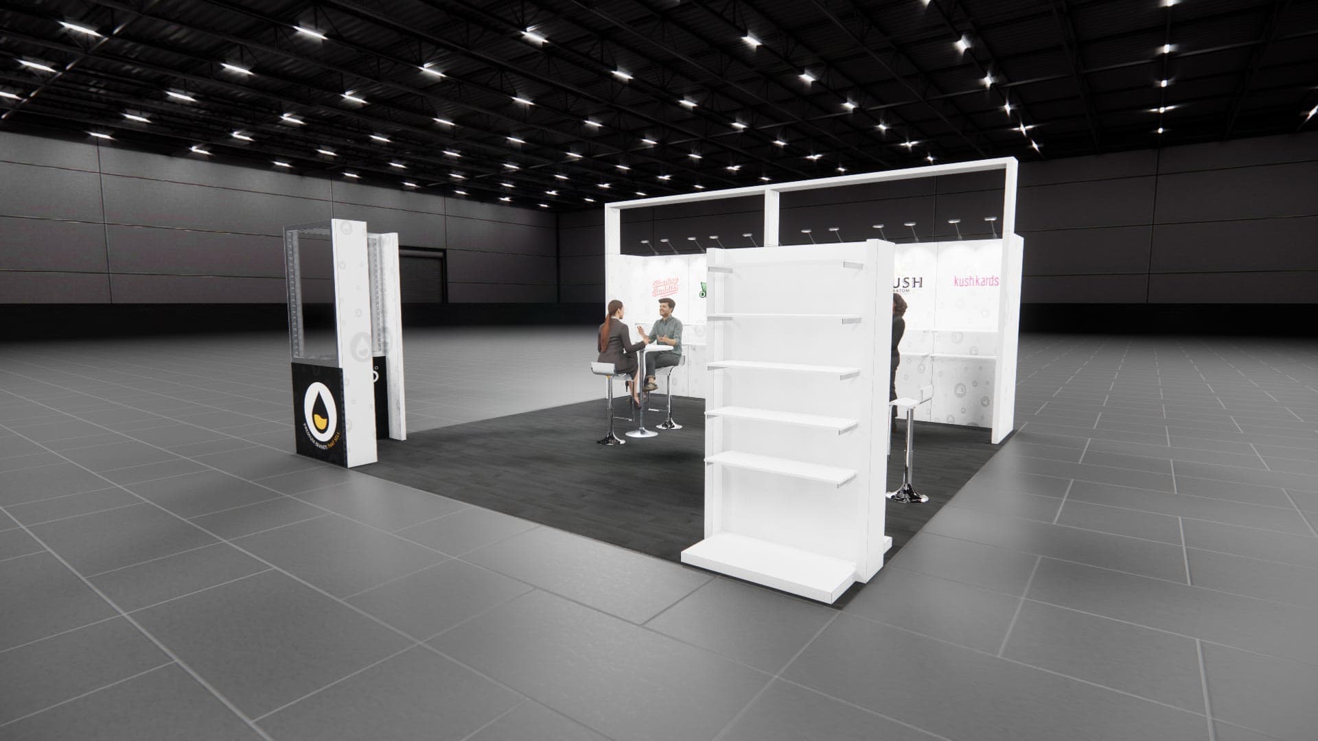 20 x 20 Island Exhibit Rental — InfoComm, Las Vegas