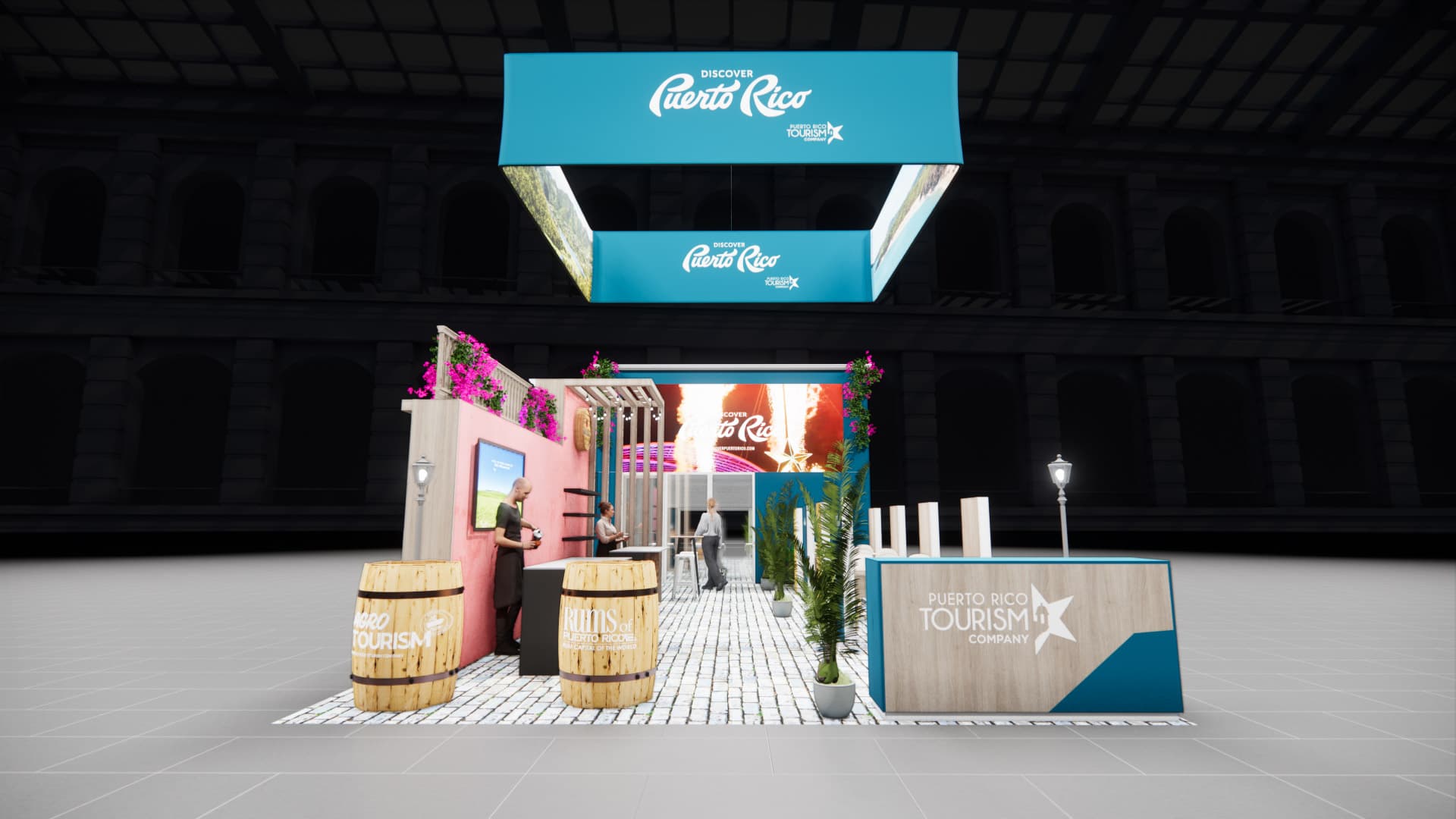 20 x 40 Island Exhibit Rental — IPPE, Atlanta