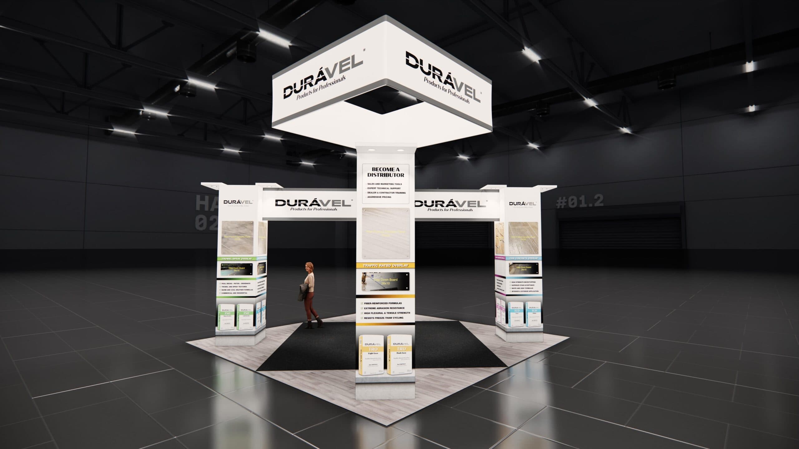 20 x 20 Island Exhibit Rental — MODEX, Atlanta