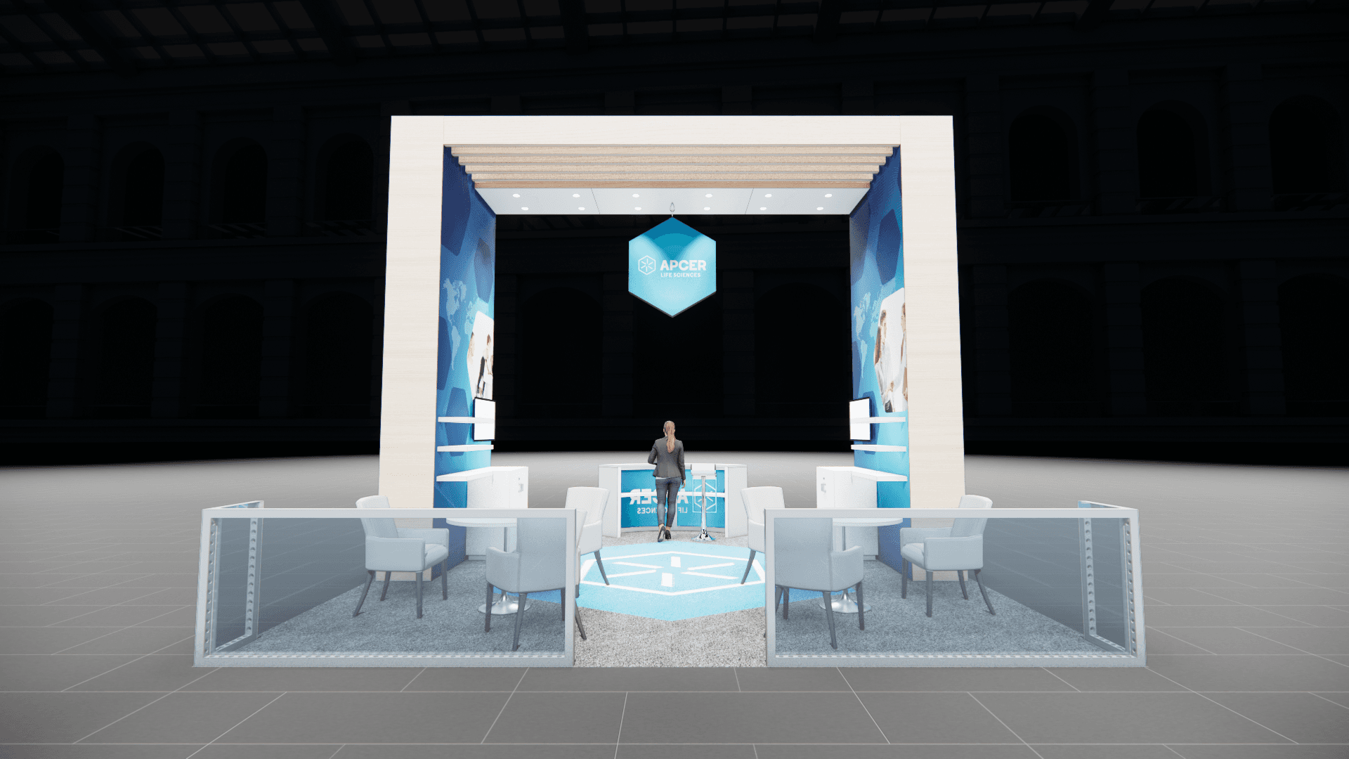 20 x 20 Island Exhibit Rental — InfoComm, Las Vegas