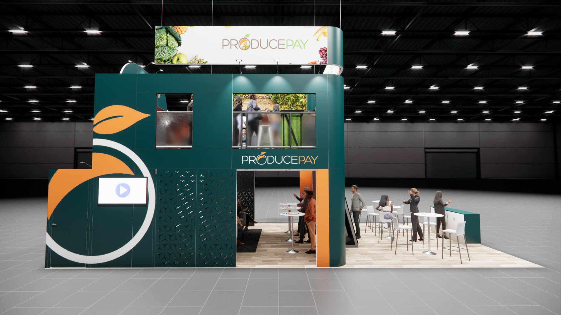 20 x 40 Double-Deck Exhibit Rental — IAAPA Expo, Orlando