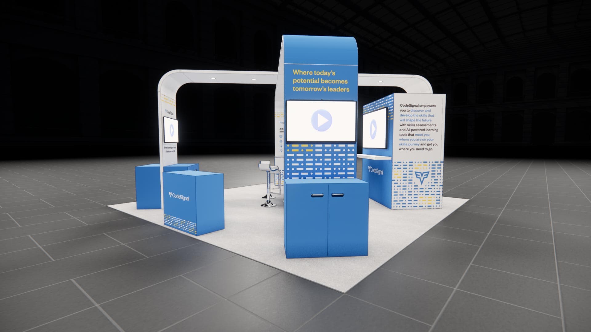 20 x 20 Island Exhibit Rental — MODEX, Atlanta