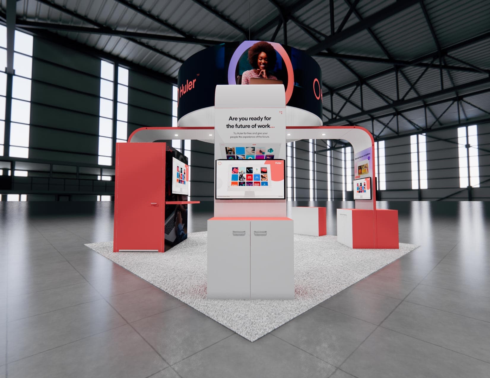 20 x 20 Island Exhibit Rental — MODEX, Atlanta
