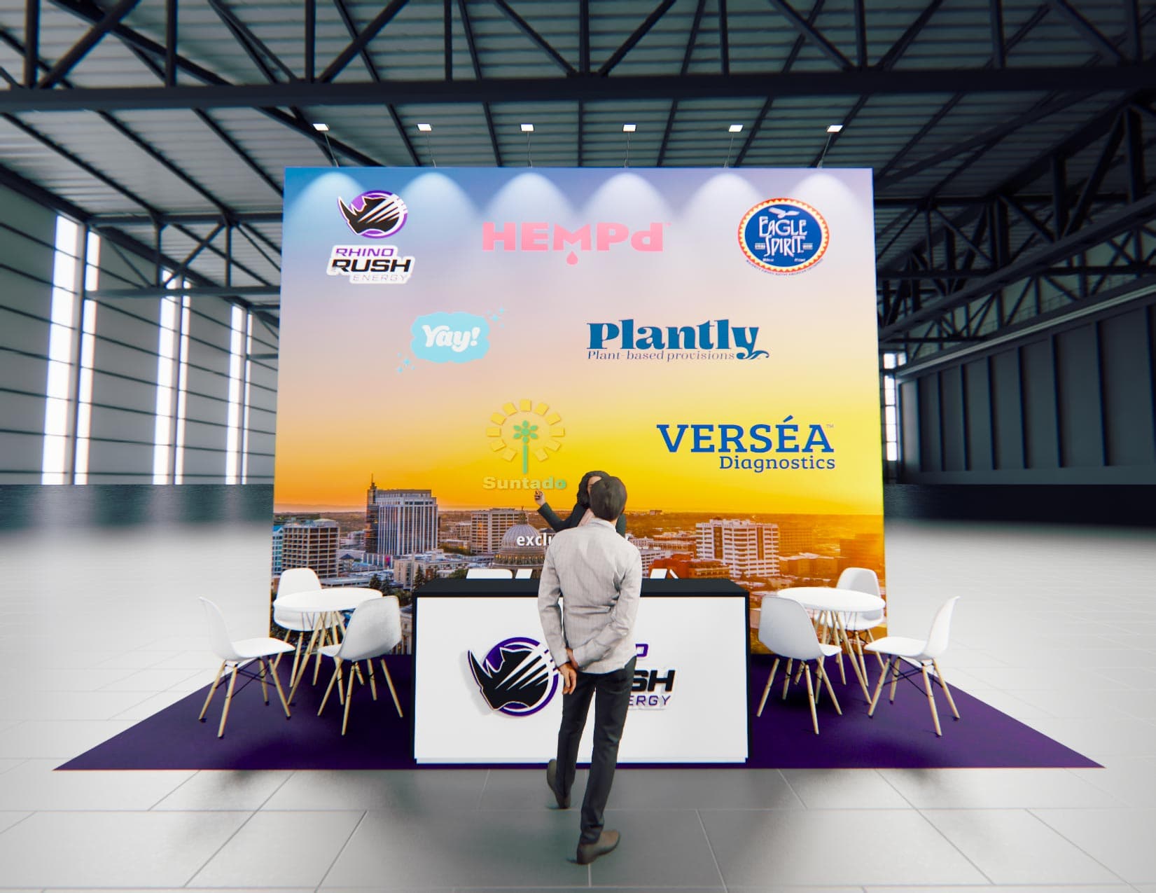 20 x 20 Island Exhibit Rental — Global Pet Expo, Orlando