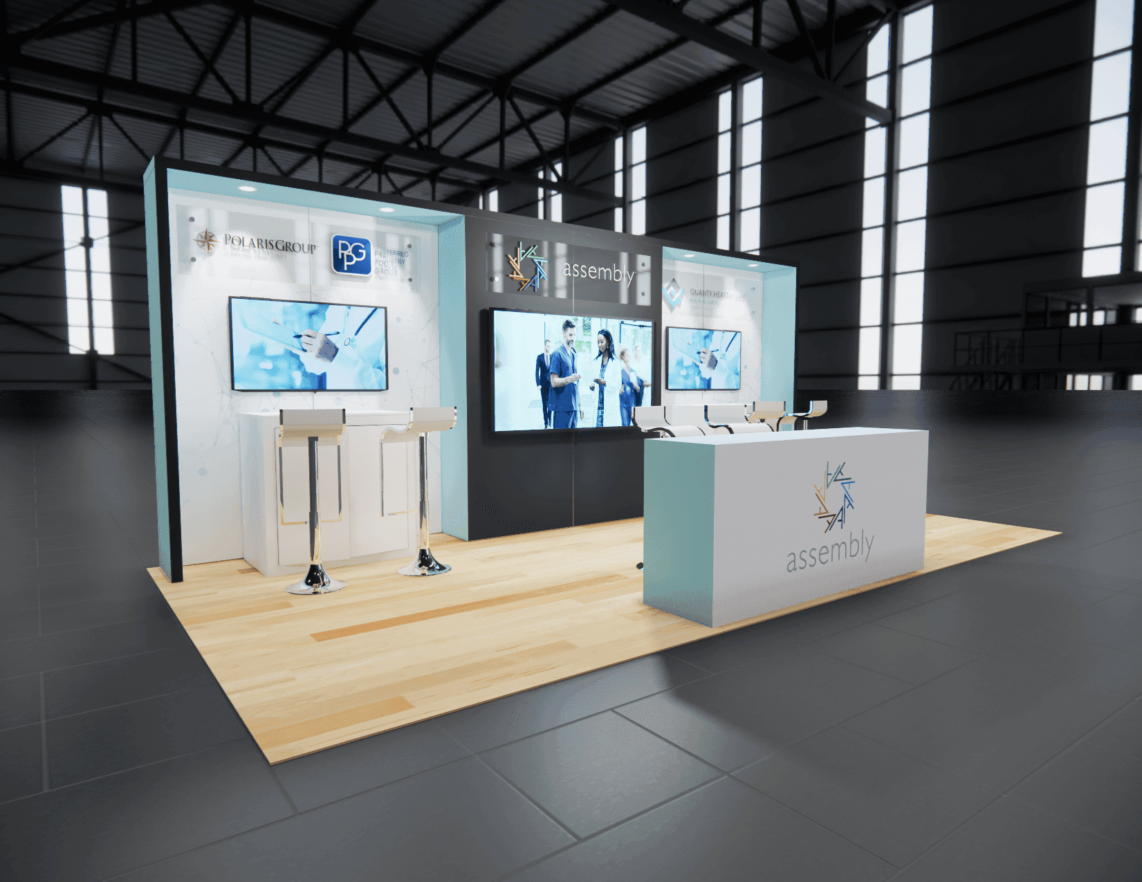 10 x 20 Inline Exhibit Rental — NAB Show, Las Vegas