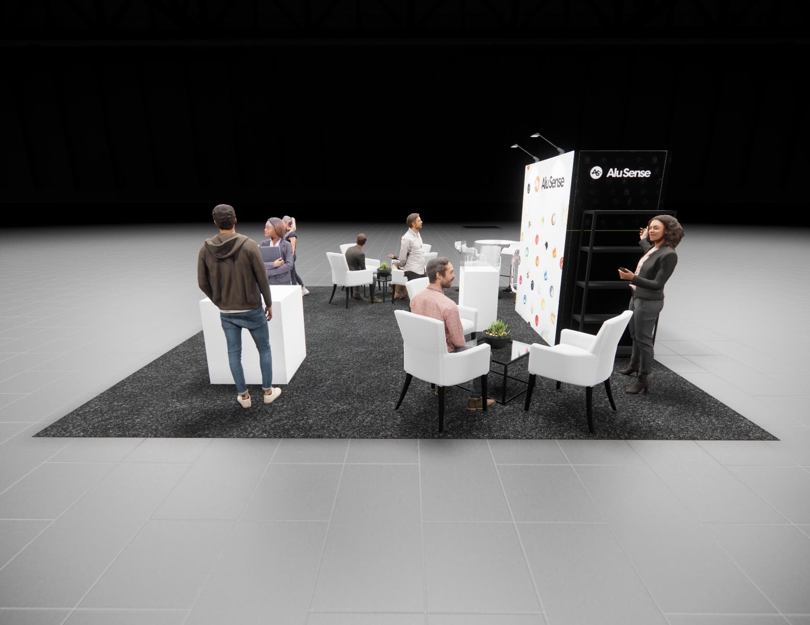 20 x 20 Island Exhibit Rental — MODEX, Atlanta