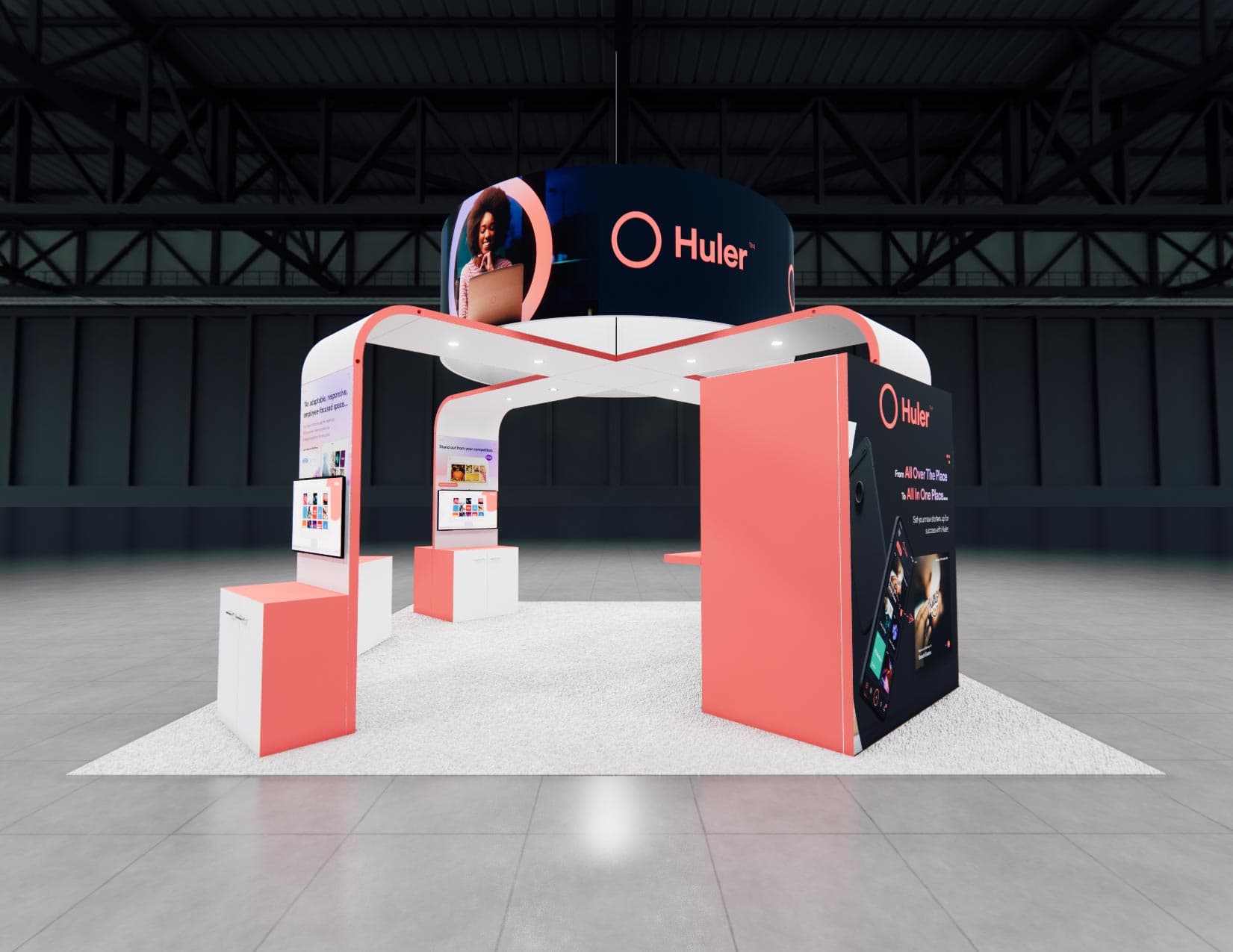 20 x 20 Island Exhibit Rental — MODEX, Atlanta