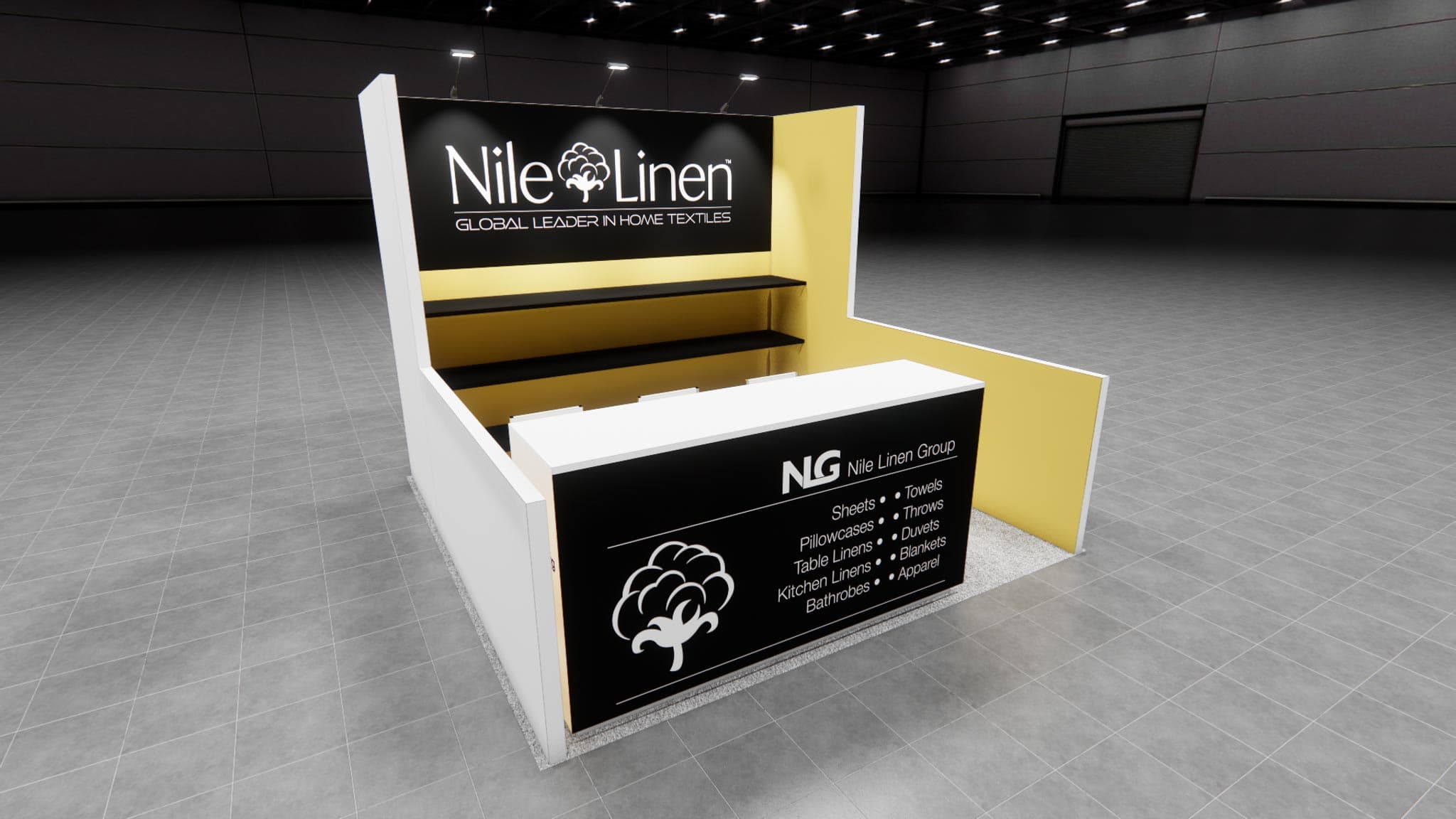 10 x 10 Inline Exhibit Rental — Coverings, Orlando