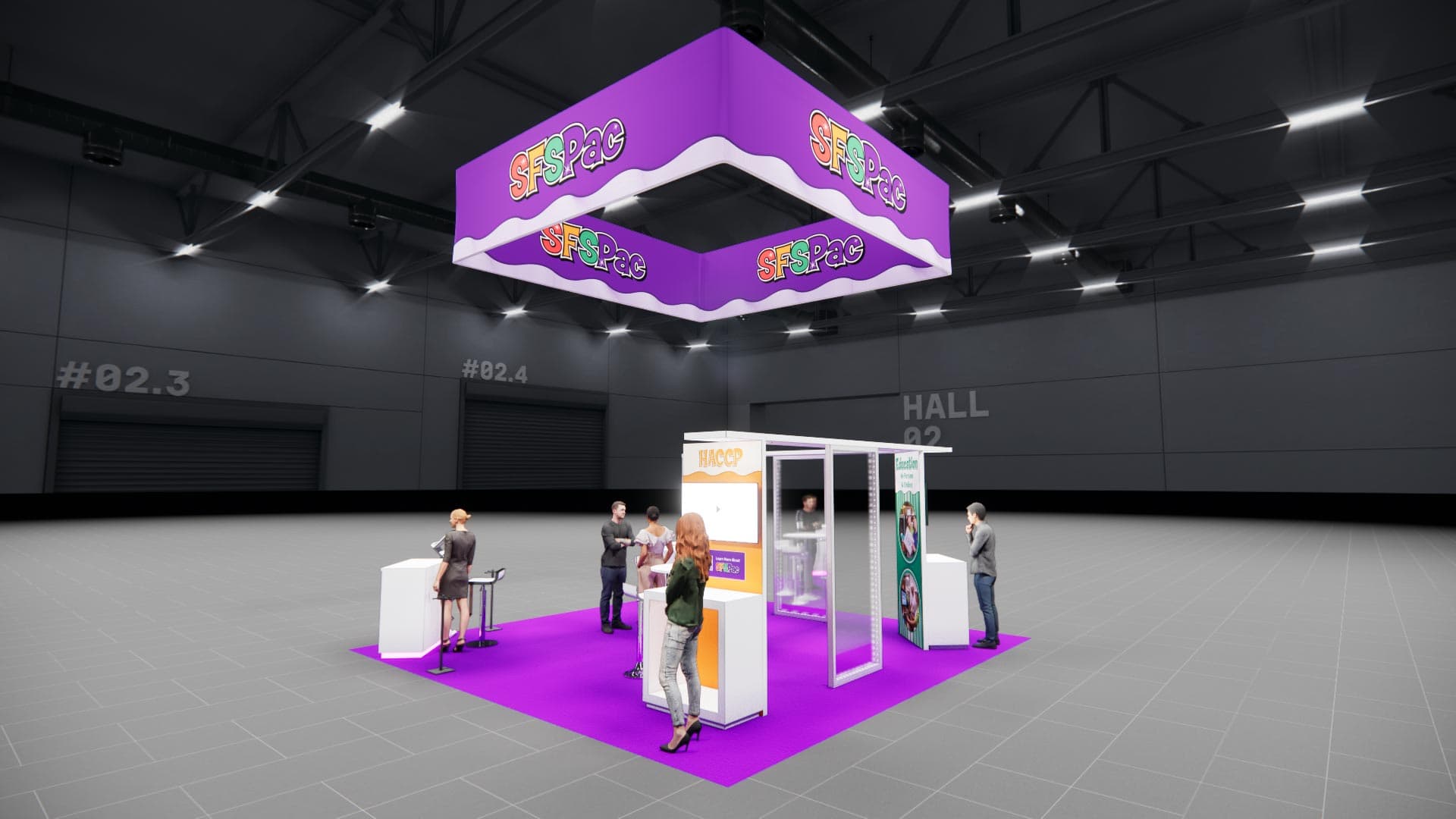 20 x 20 Island Exhibit Rental — MODEX, Atlanta