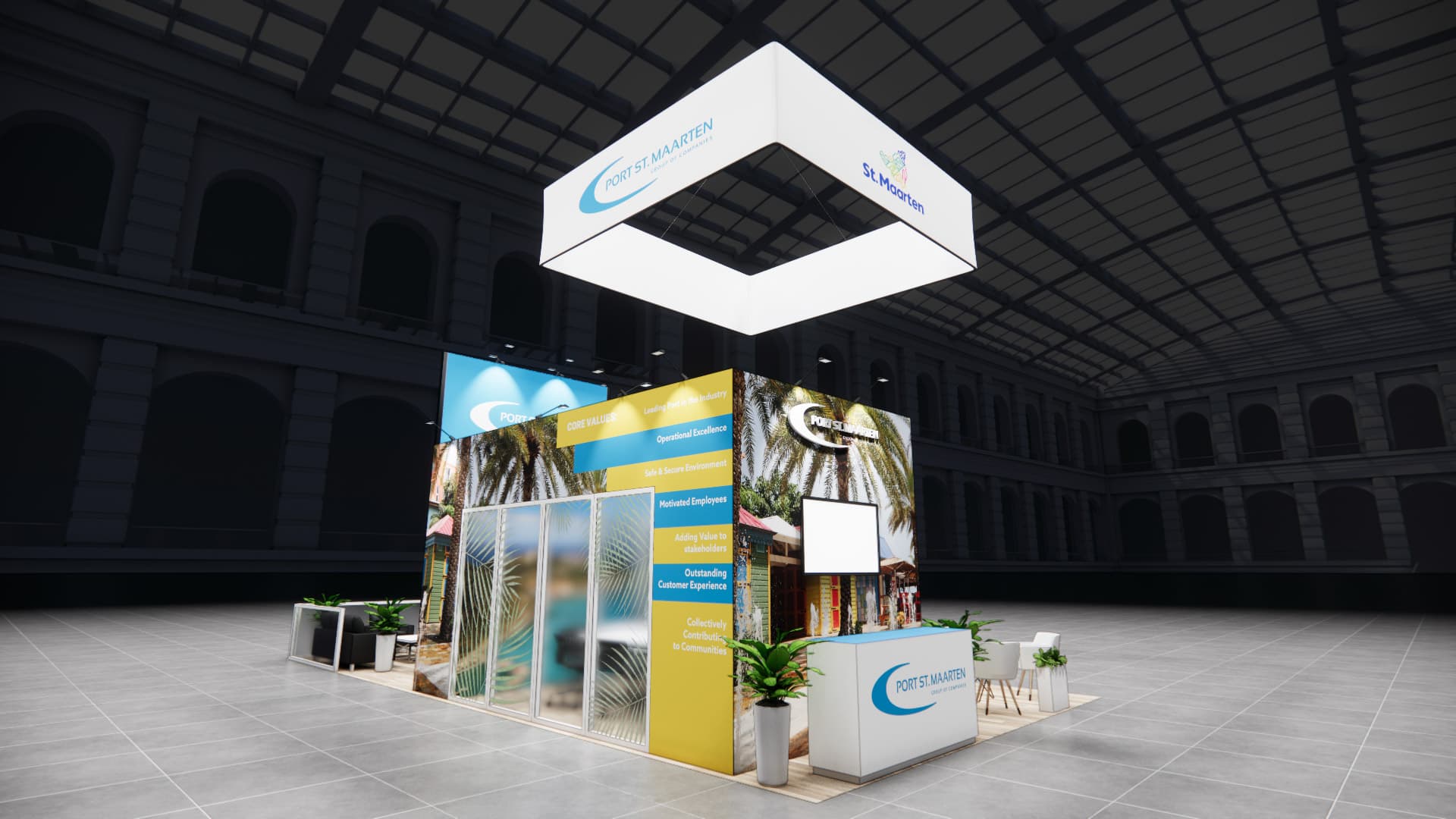 20 x 40 Island Exhibit Rental — IPPE, Atlanta