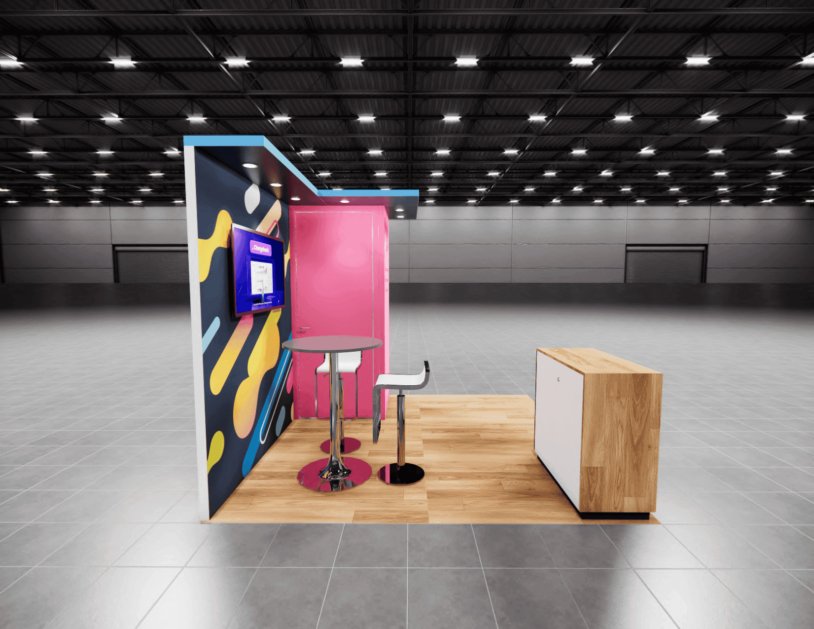 10 x 10 Inline Exhibit Rental — CES, Las Vegas