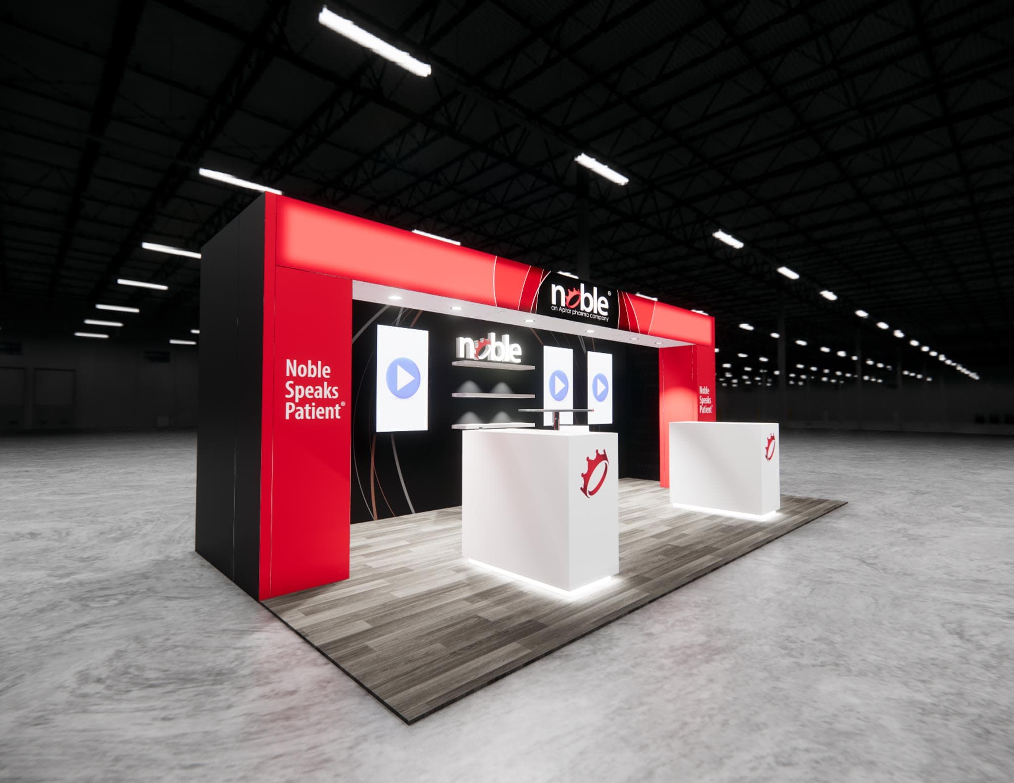 10 x 20 Inline Exhibit Rental — LDI Show, Las Vegas