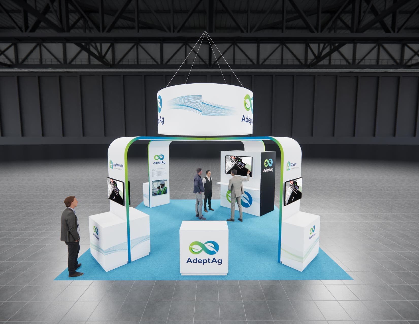 20 x 20 Island Exhibit Rental — Global Pet Expo, Orlando