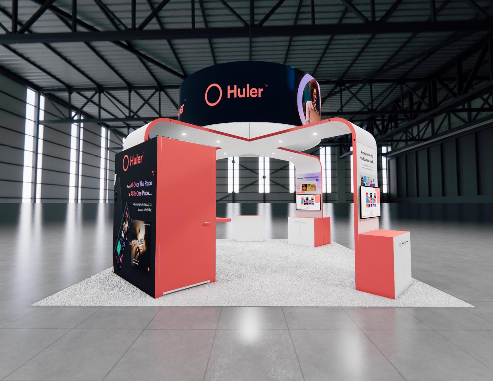 20 x 20 Island Exhibit Rental — MODEX, Atlanta