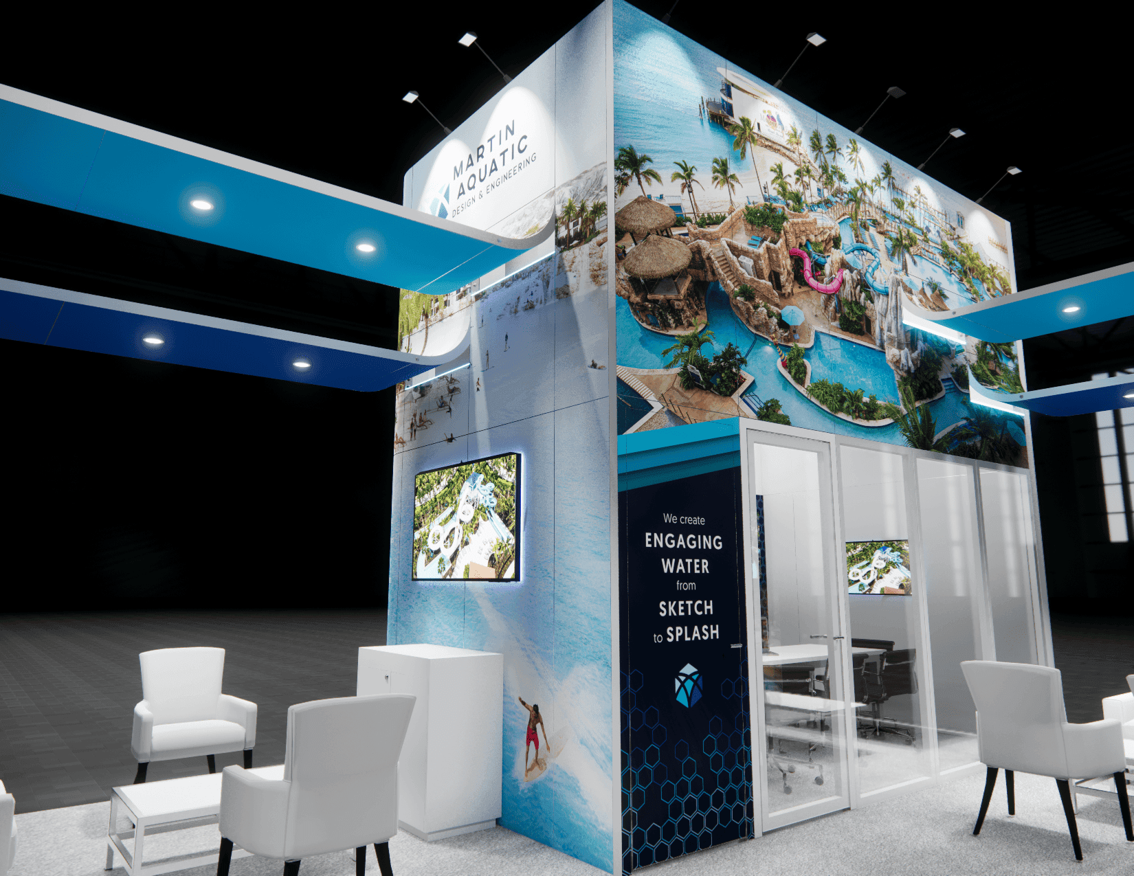 20 x 30 Island Exhibit Rental — IPPE, Atlanta