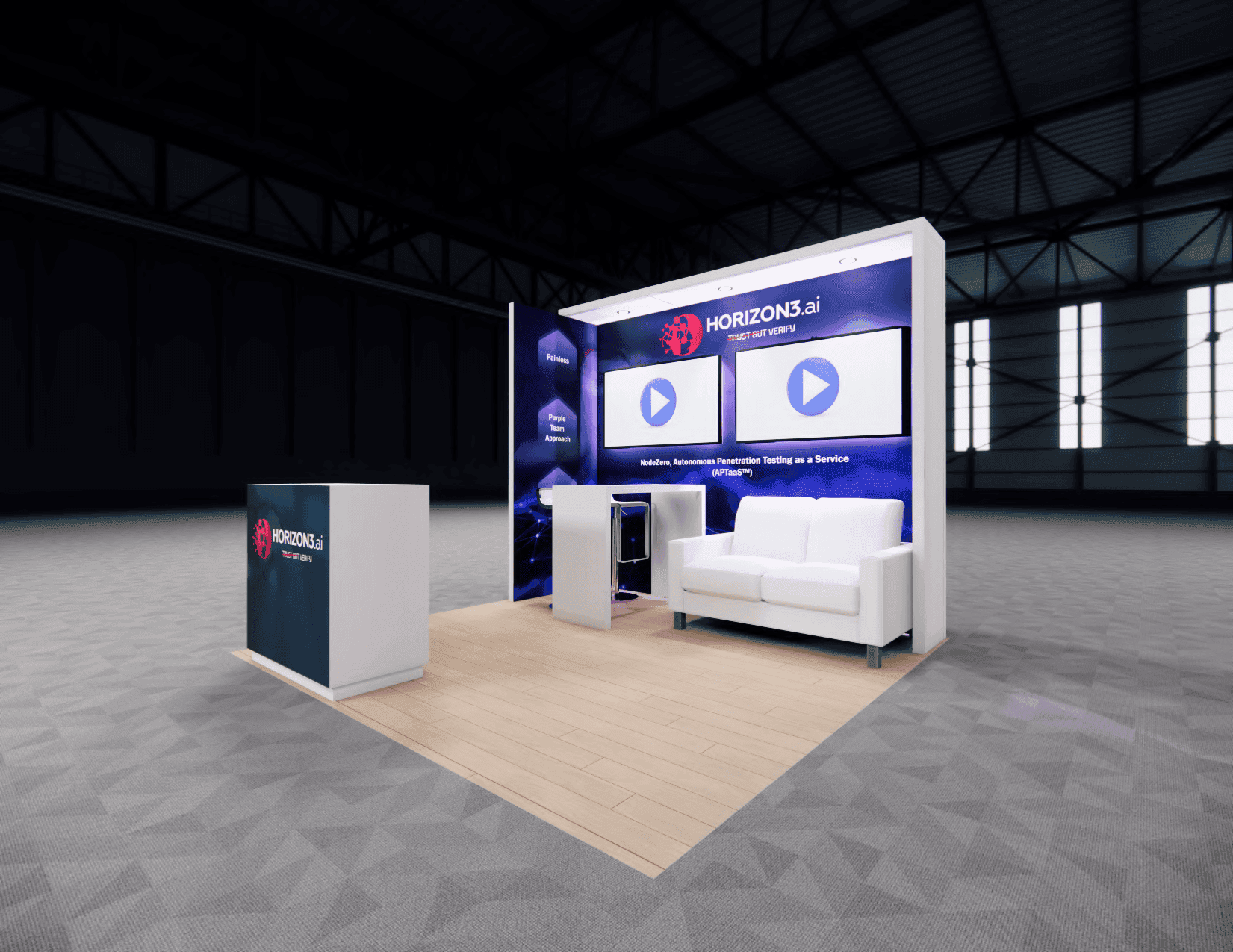 10 x 10 Inline Exhibit Rental — CES, Las Vegas